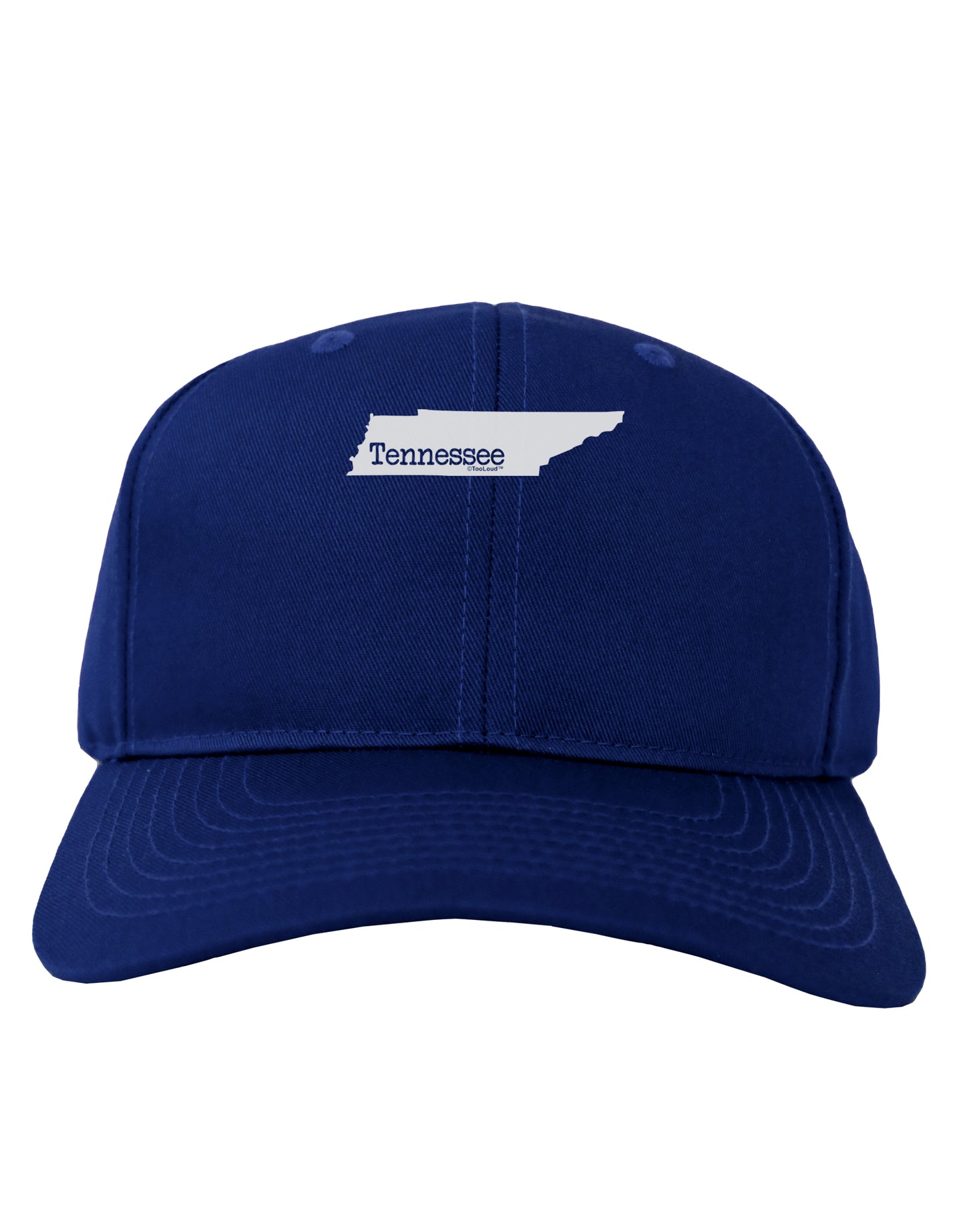 Tennessee - United States Shape Adult Dark Baseball Cap Hat by TooLoud-Baseball Cap-TooLoud-Royal-Blue-One Size-Davson Sales