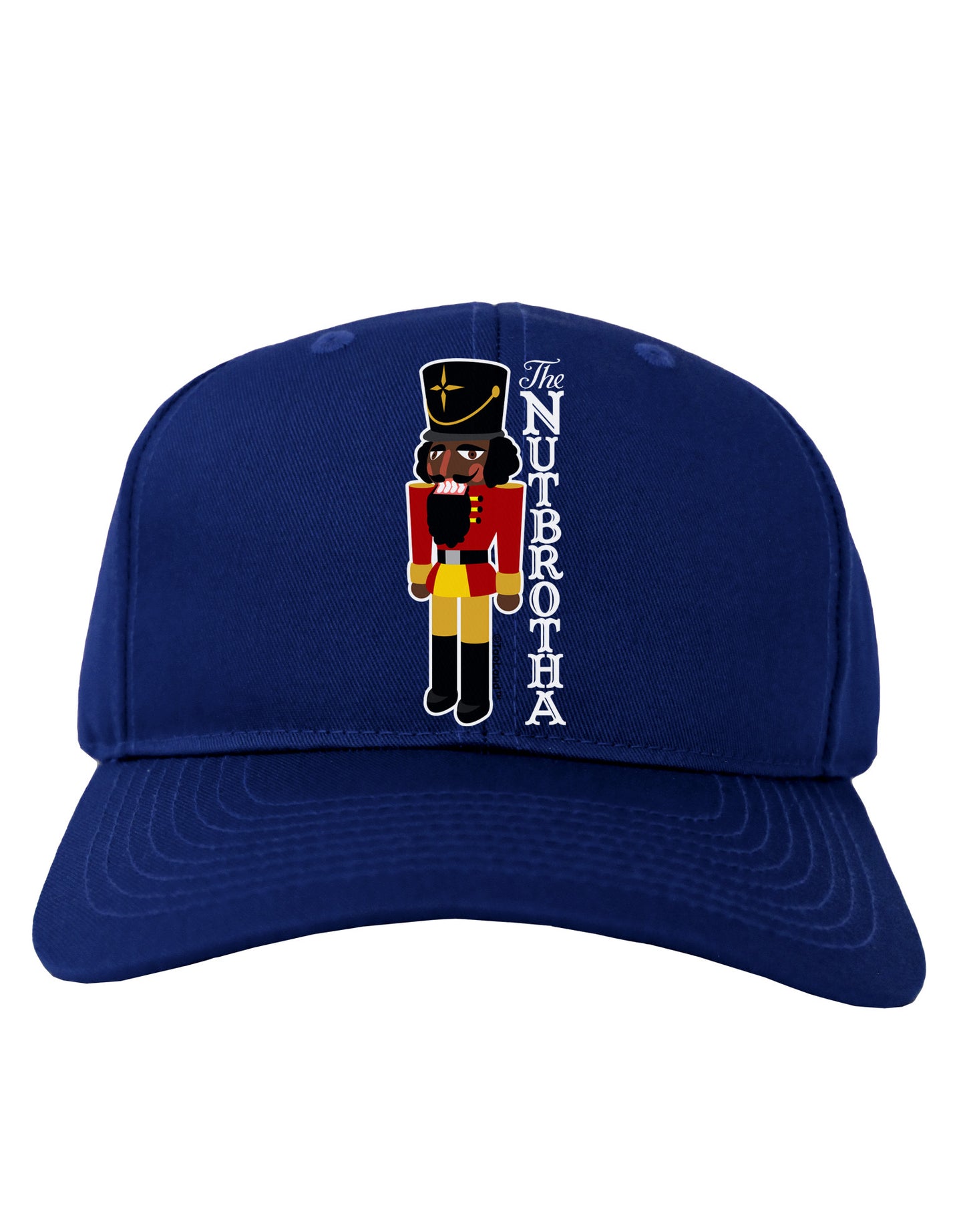 The Nutbrotha - Black Nutcracker Adult Dark Baseball Cap Hat by-Baseball Cap-TooLoud-Royal-Blue-One Size-Davson Sales