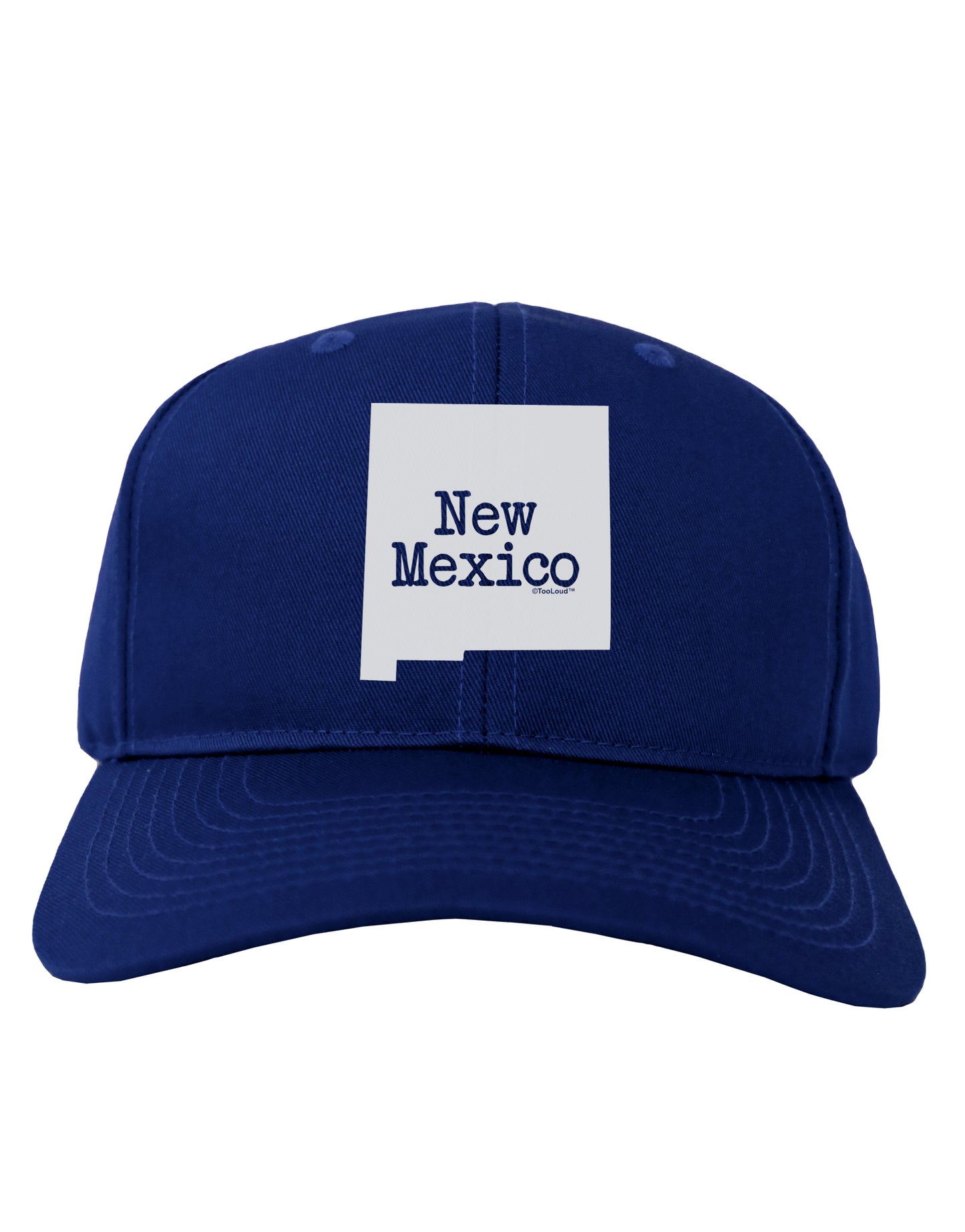 New Mexico - United States Shape Adult Dark Baseball Cap Hat by TooLoud-Baseball Cap-TooLoud-Royal-Blue-One Size-Davson Sales