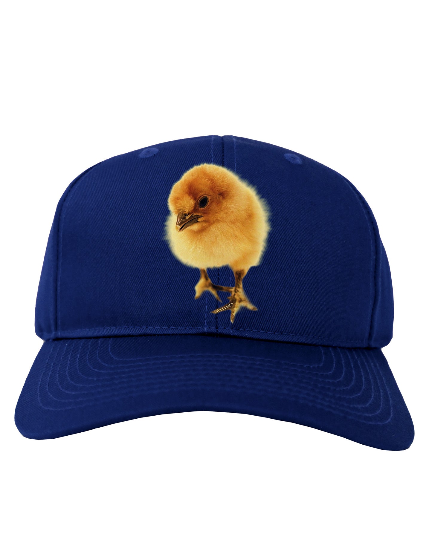 Fluffy Chick Adult Dark Baseball Cap Hat-Baseball Cap-TooLoud-Royal-Blue-One Size-Davson Sales