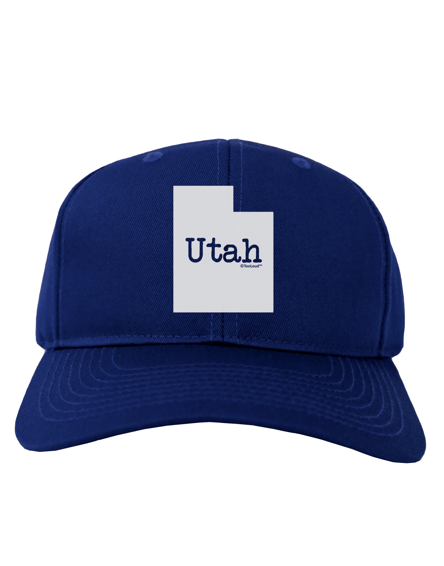 Utah - United States Shape Adult Dark Baseball Cap Hat by TooLoud-Baseball Cap-TooLoud-Royal-Blue-One Size-Davson Sales