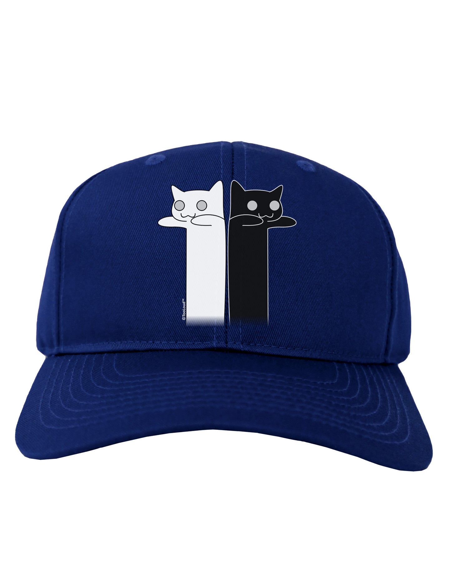 Longcat and Tacgnol - Internet Humor Adult Dark Baseball Cap Hat by TooLoud-Baseball Cap-TooLoud-Royal-Blue-One Size-Davson Sales