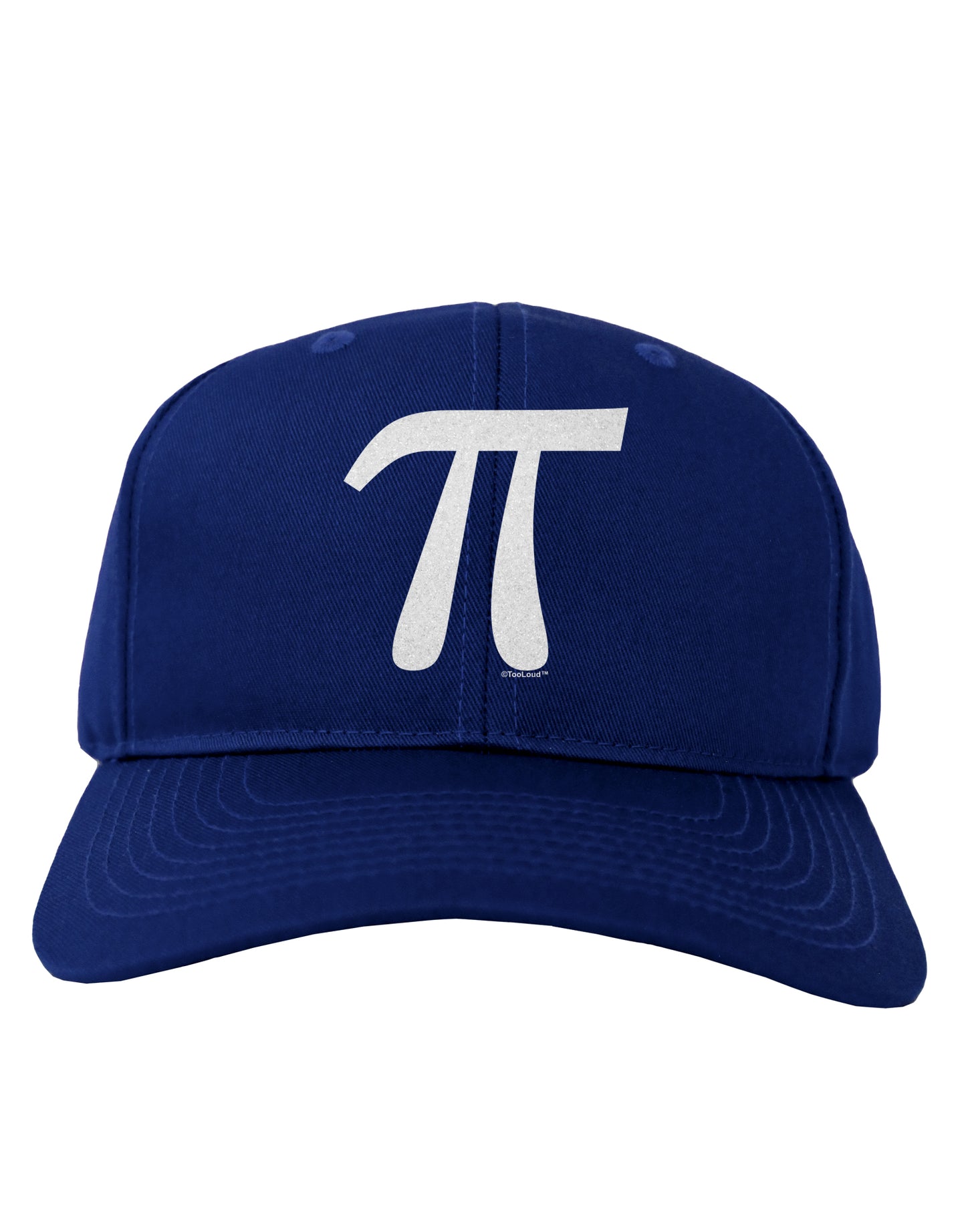 Pi Symbol Glitter - White Adult Dark Baseball Cap Hat by TooLoud-Baseball Cap-TooLoud-Royal-Blue-One Size-Davson Sales