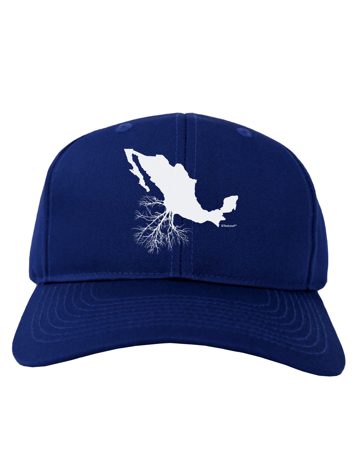 Mexican Roots Design Adult Dark Baseball Cap Hat by TooLoud-Baseball Cap-TooLoud-Royal-Blue-One Size-Davson Sales