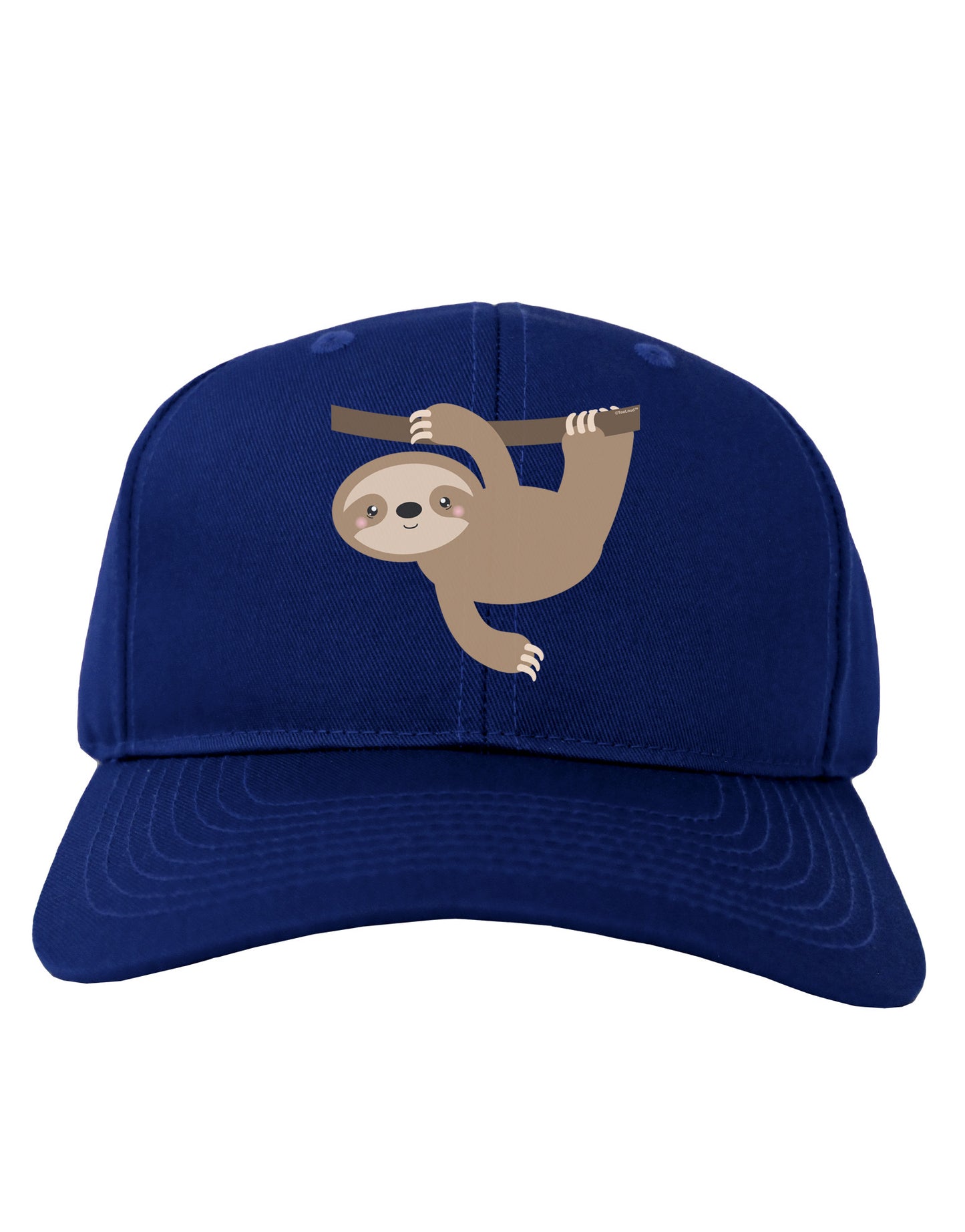 Cute Hanging Sloth Adult Dark Baseball Cap Hat-Baseball Cap-TooLoud-Royal-Blue-One Size-Davson Sales