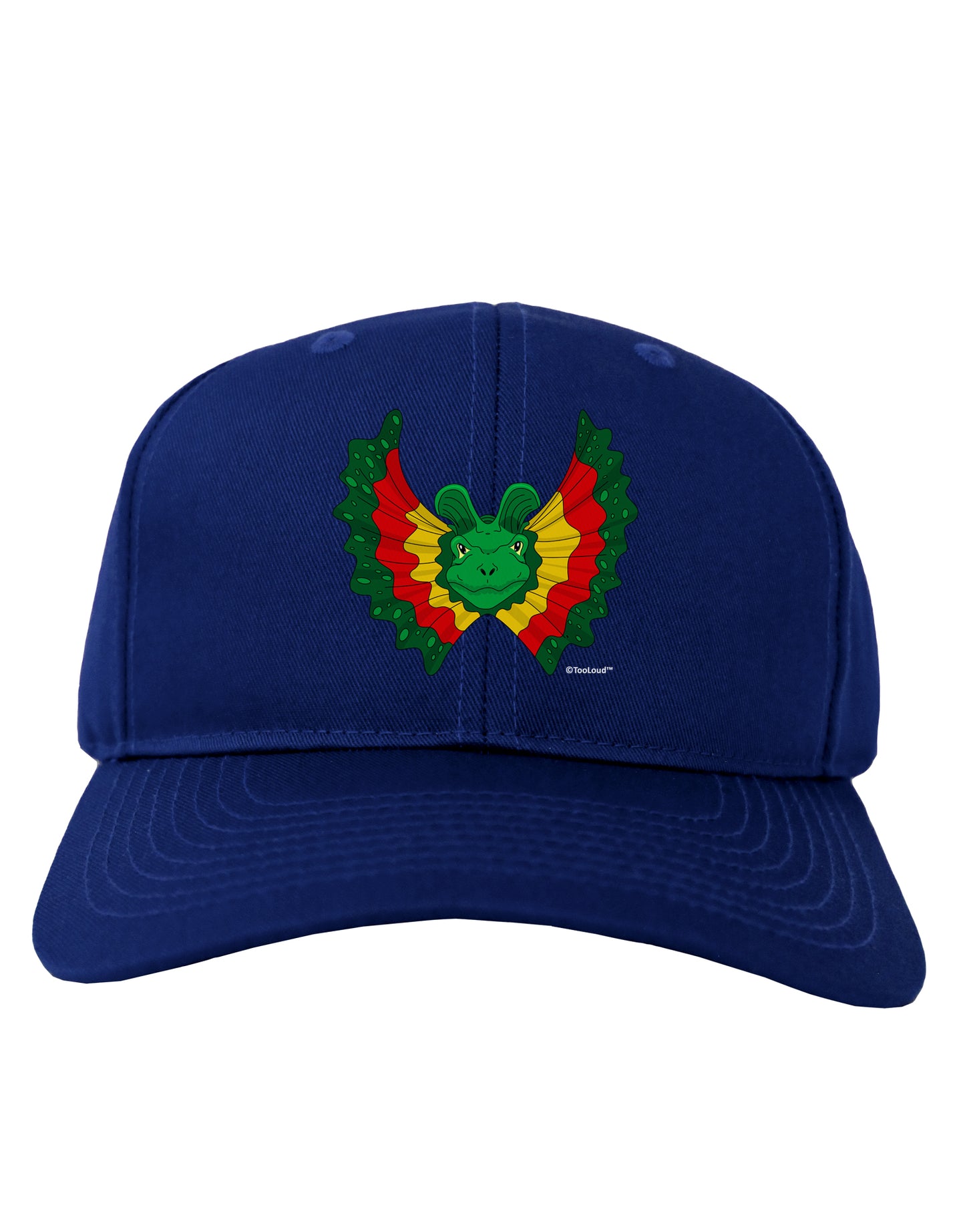 Dilophosaurus Design - Color Adult Dark Baseball Cap Hat by TooLoud-Baseball Cap-TooLoud-Royal-Blue-One Size-Davson Sales