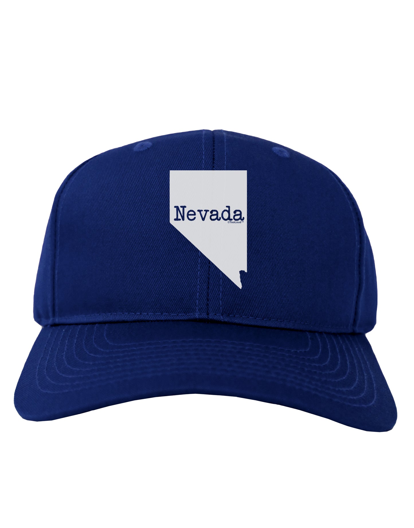 Nevada - United States Shape Adult Dark Baseball Cap Hat by TooLoud-Baseball Cap-TooLoud-Royal-Blue-One Size-Davson Sales