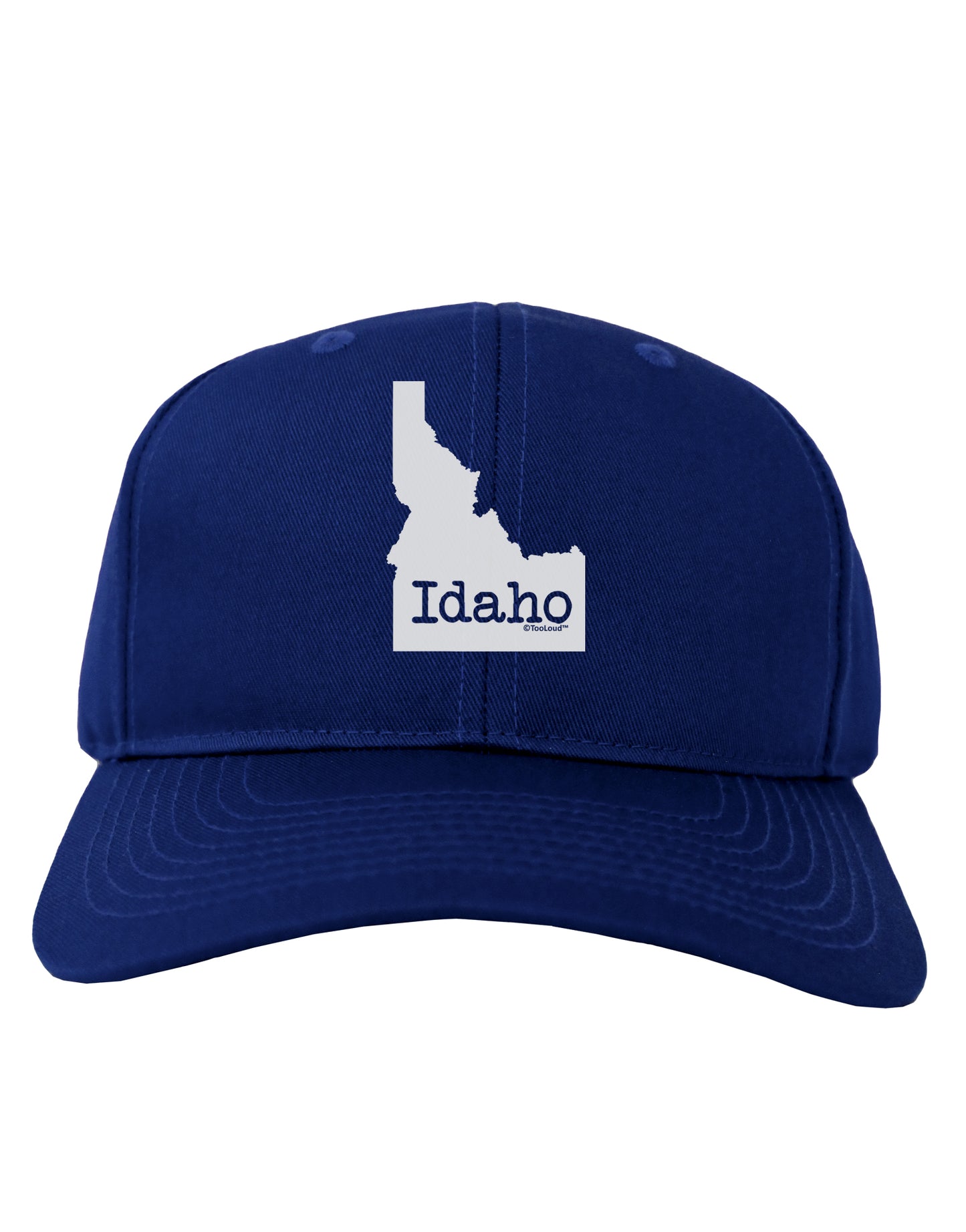 Idaho - United States Shape Adult Dark Baseball Cap Hat by TooLoud-Baseball Cap-TooLoud-Royal-Blue-One Size-Davson Sales