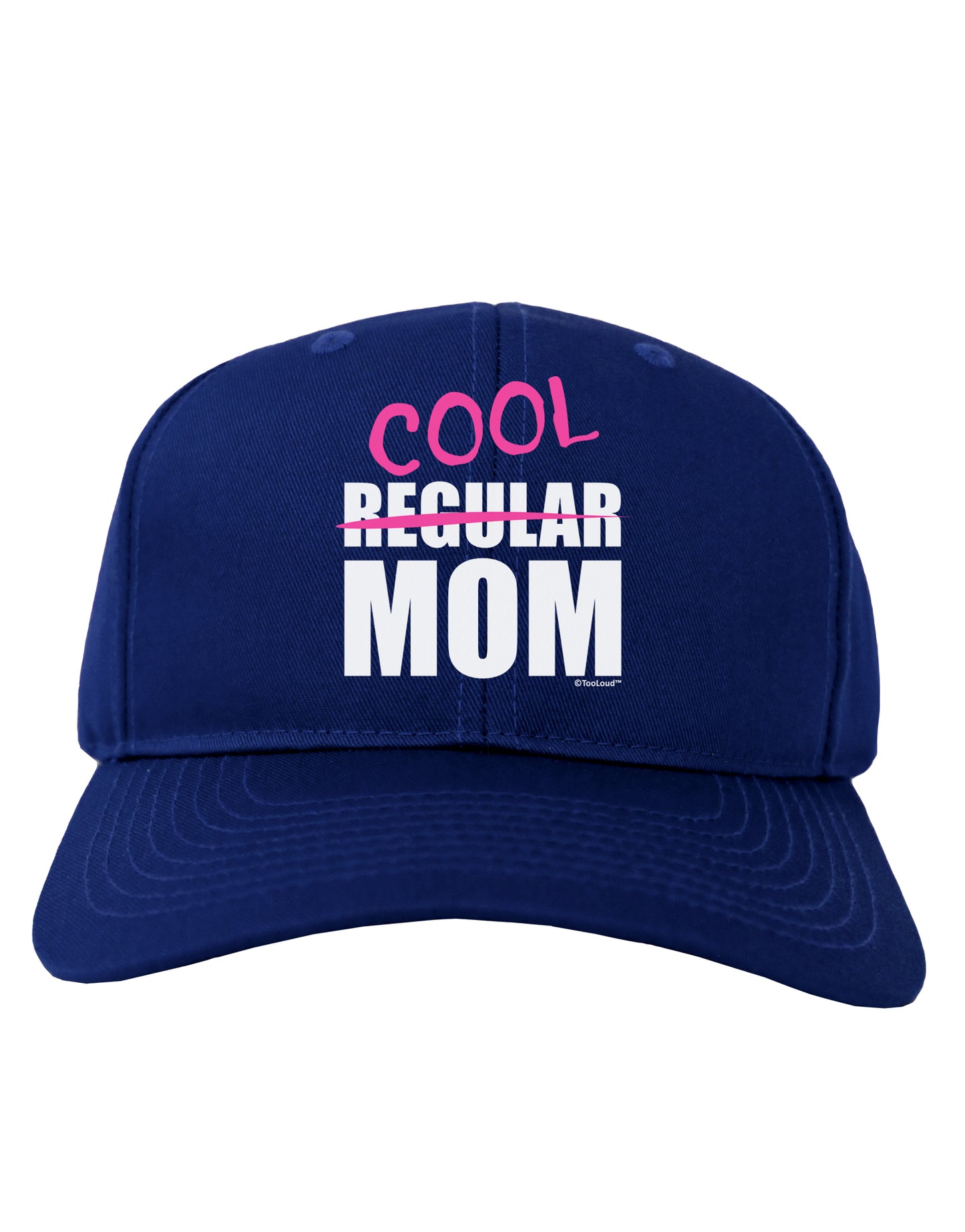 Not A Regular Mom Design Adult Dark Baseball Cap Hat by TooLoud-Baseball Cap-TooLoud-Royal-Blue-One Size-Davson Sales