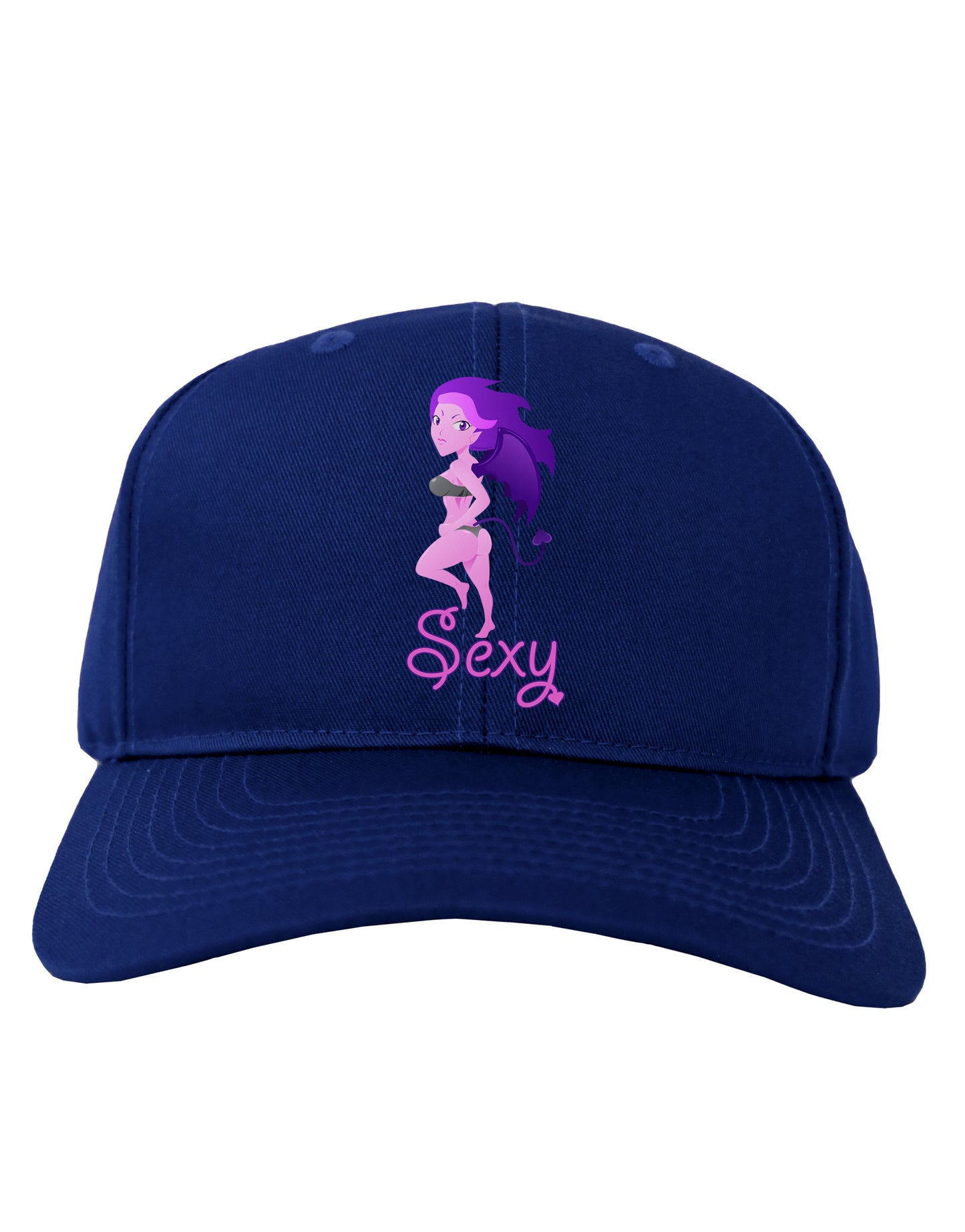Sexy Succubus - Sexy Text Adult Dark Baseball Cap Hat-Baseball Cap-TooLoud-Royal-Blue-One Size-Davson Sales