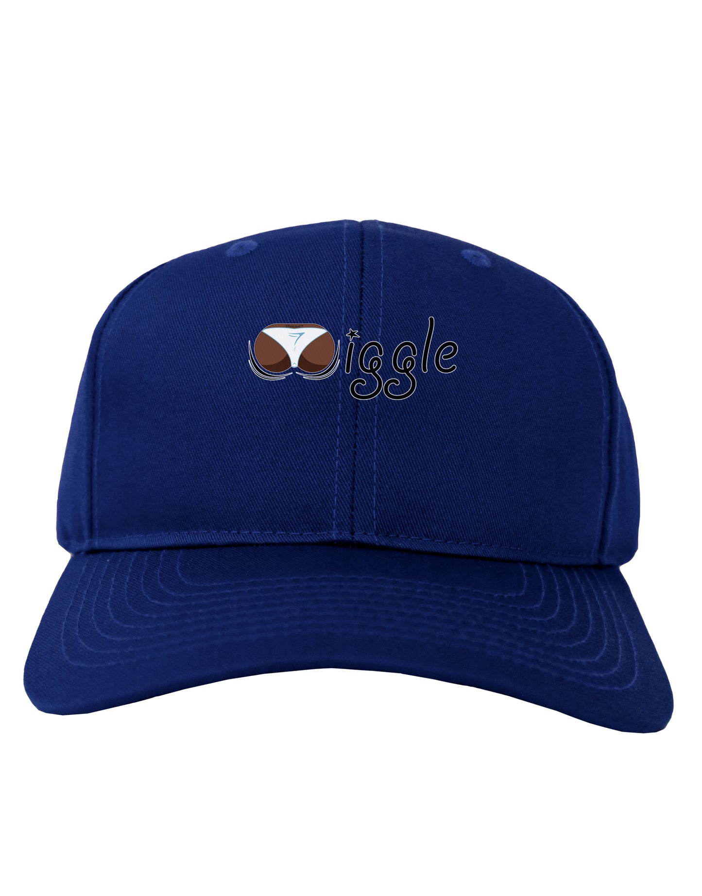 Wiggle - Twerk Dark Adult Dark Baseball Cap Hat-Baseball Cap-TooLoud-Royal-Blue-One Size-Davson Sales