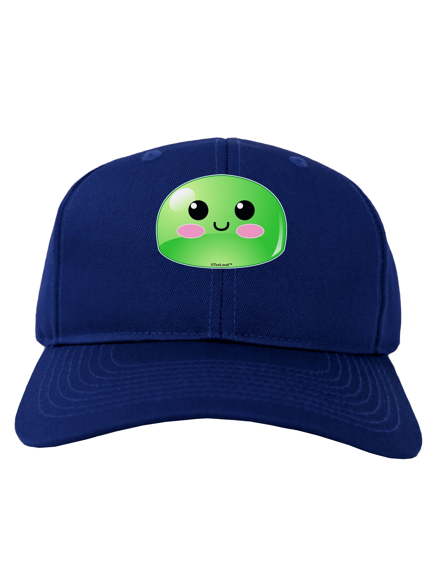 Cute RPG Slime - Green Adult Dark Baseball Cap Hat by TooLoud-Baseball Cap-TooLoud-Royal-Blue-One Size-Davson Sales