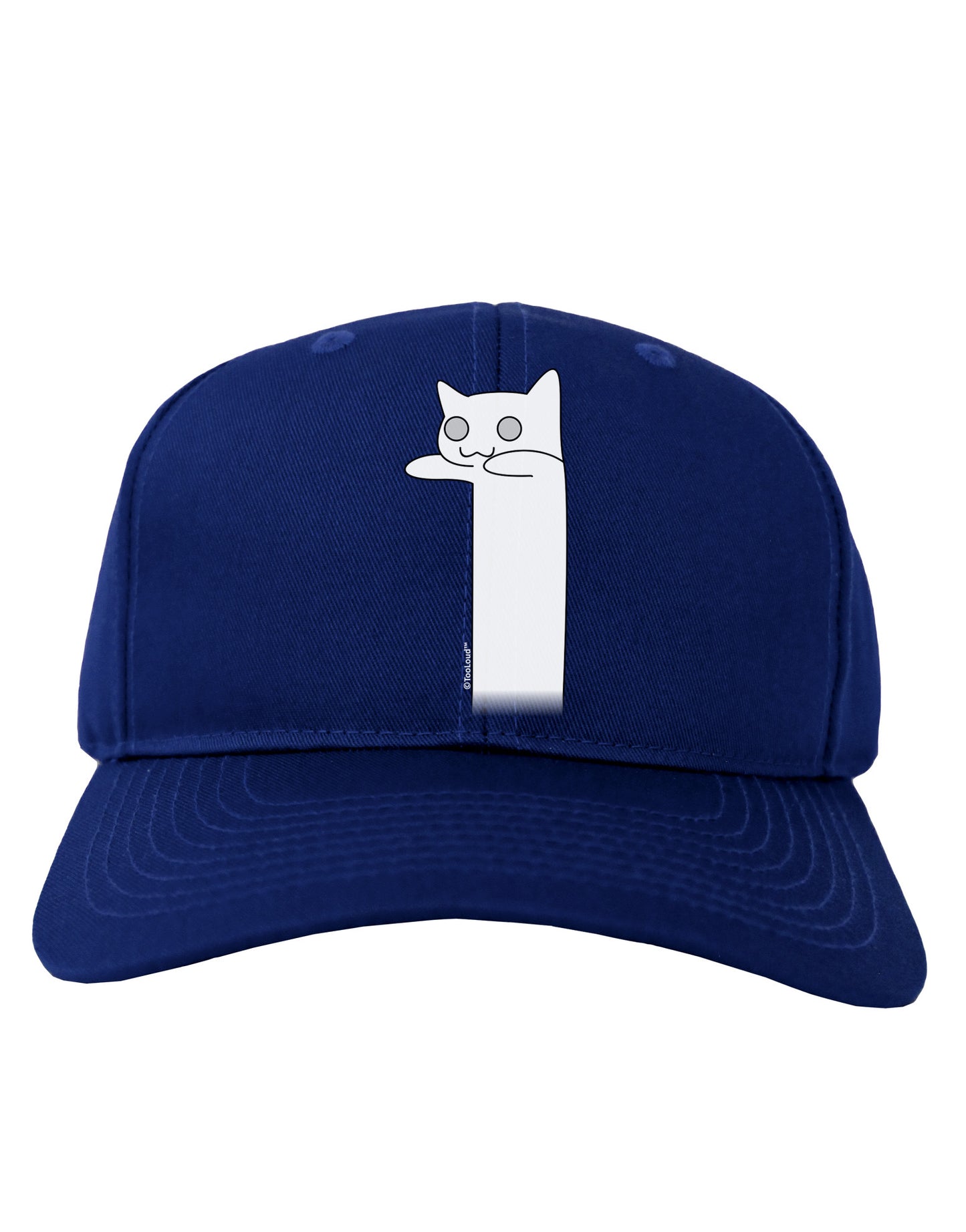 Longcat - Internet Humor Adult Dark Baseball Cap Hat by TooLoud-Baseball Cap-TooLoud-Royal-Blue-One Size-Davson Sales
