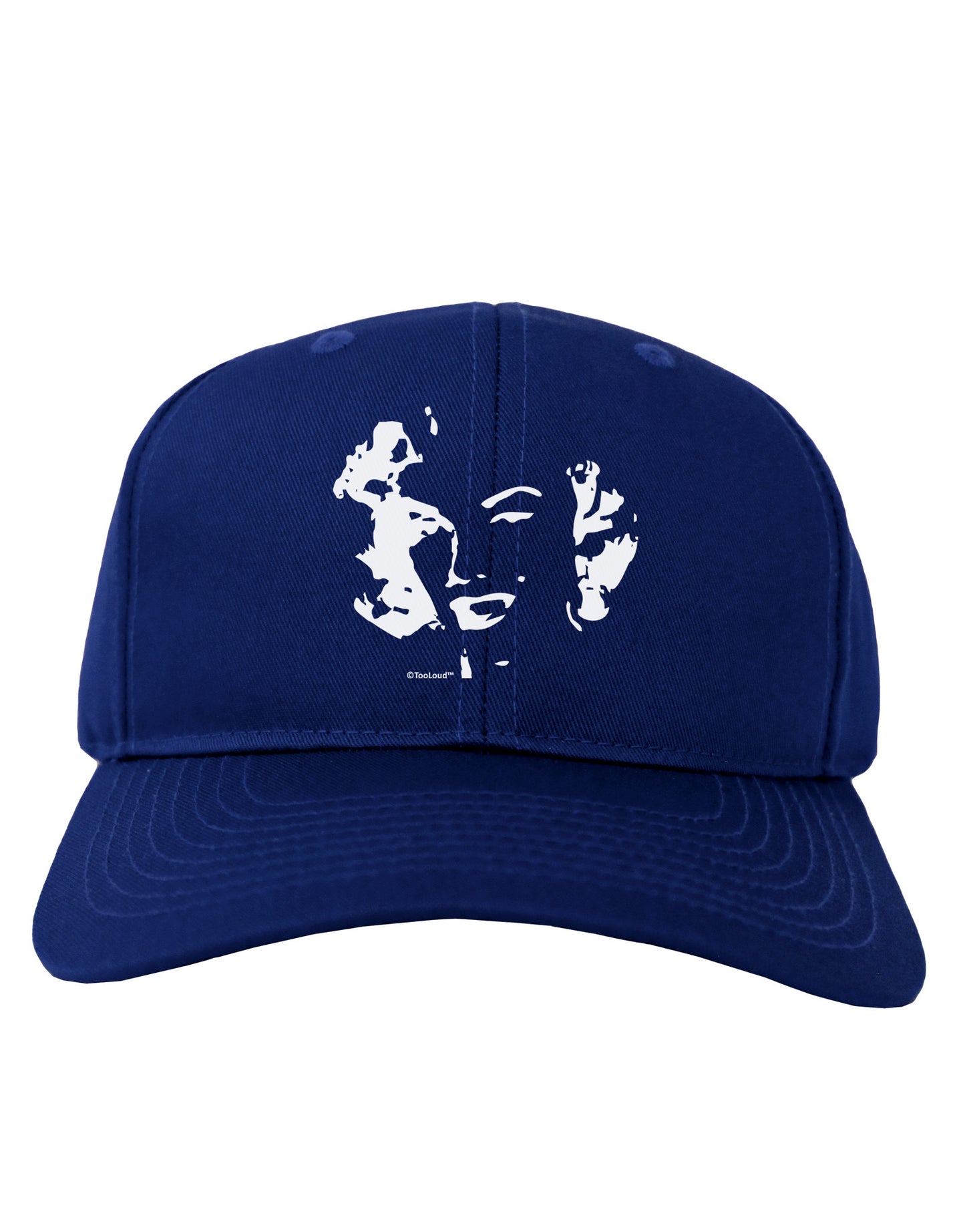 Marilyn Monroe Cutout Design Adult Dark Baseball Cap Hat by TooLoud-Baseball Cap-TooLoud-Royal-Blue-One Size-Davson Sales