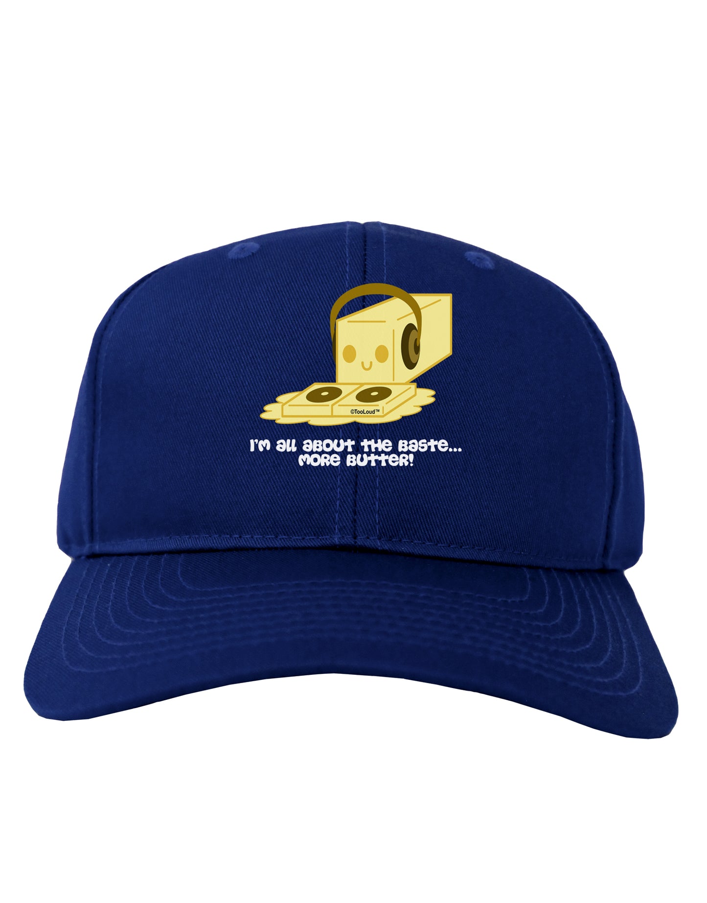 Butter - All About That Baste Adult Dark Baseball Cap Hat by TooLoud-Baseball Cap-TooLoud-Royal-Blue-One Size-Davson Sales