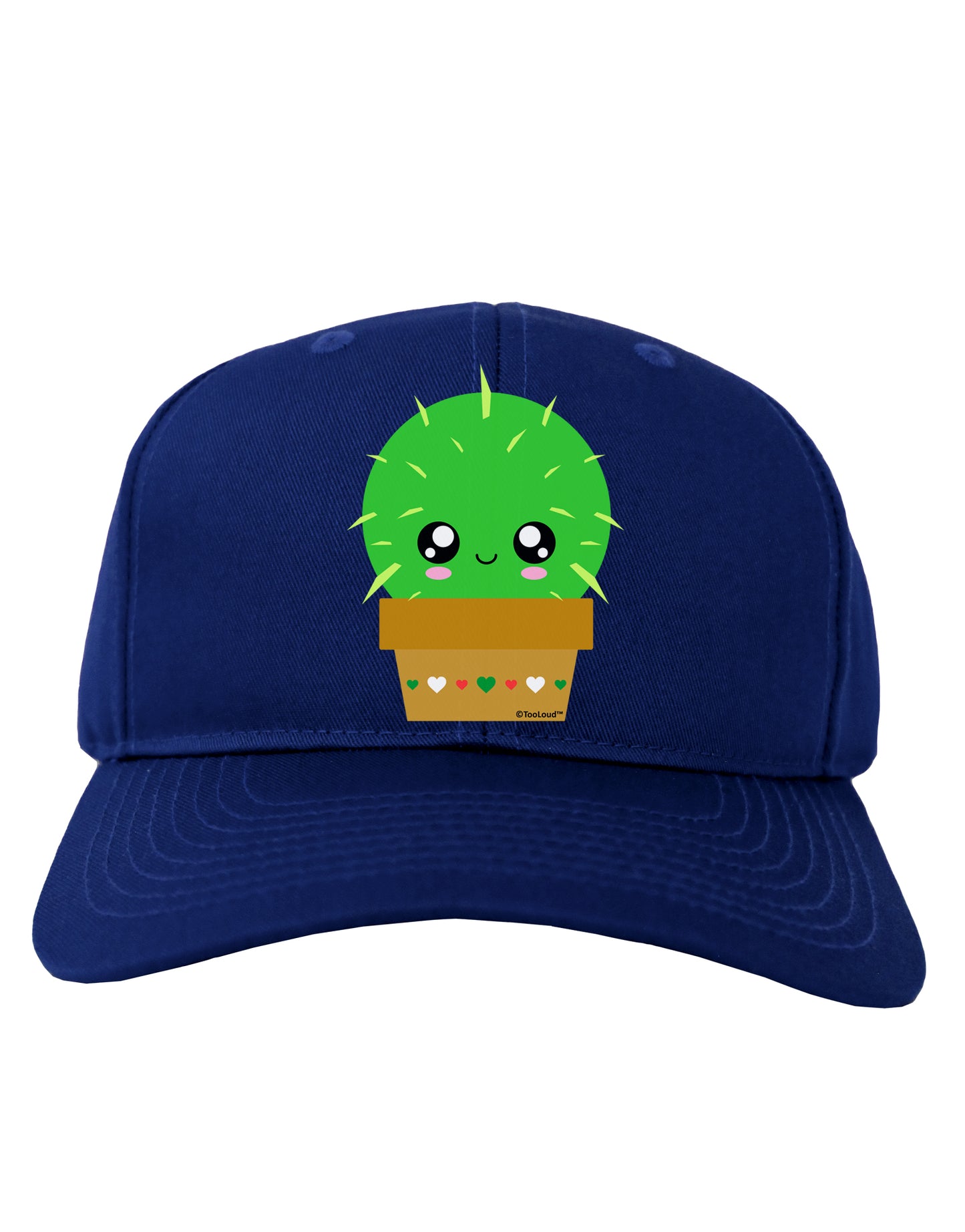 Cute Cactus Design Adult Dark Baseball Cap Hat by TooLoud-Baseball Cap-TooLoud-Royal-Blue-One Size-Davson Sales
