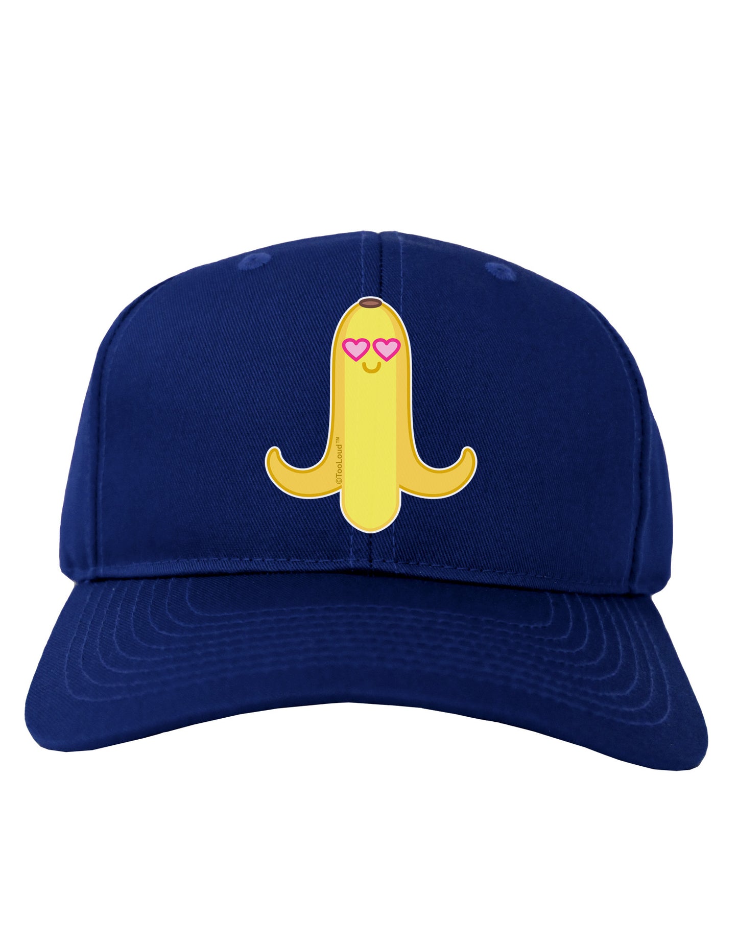 Infatuated Banana - Heart Eyes Adult Dark Baseball Cap Hat by TooLoud-Baseball Cap-TooLoud-Royal-Blue-One Size-Davson Sales