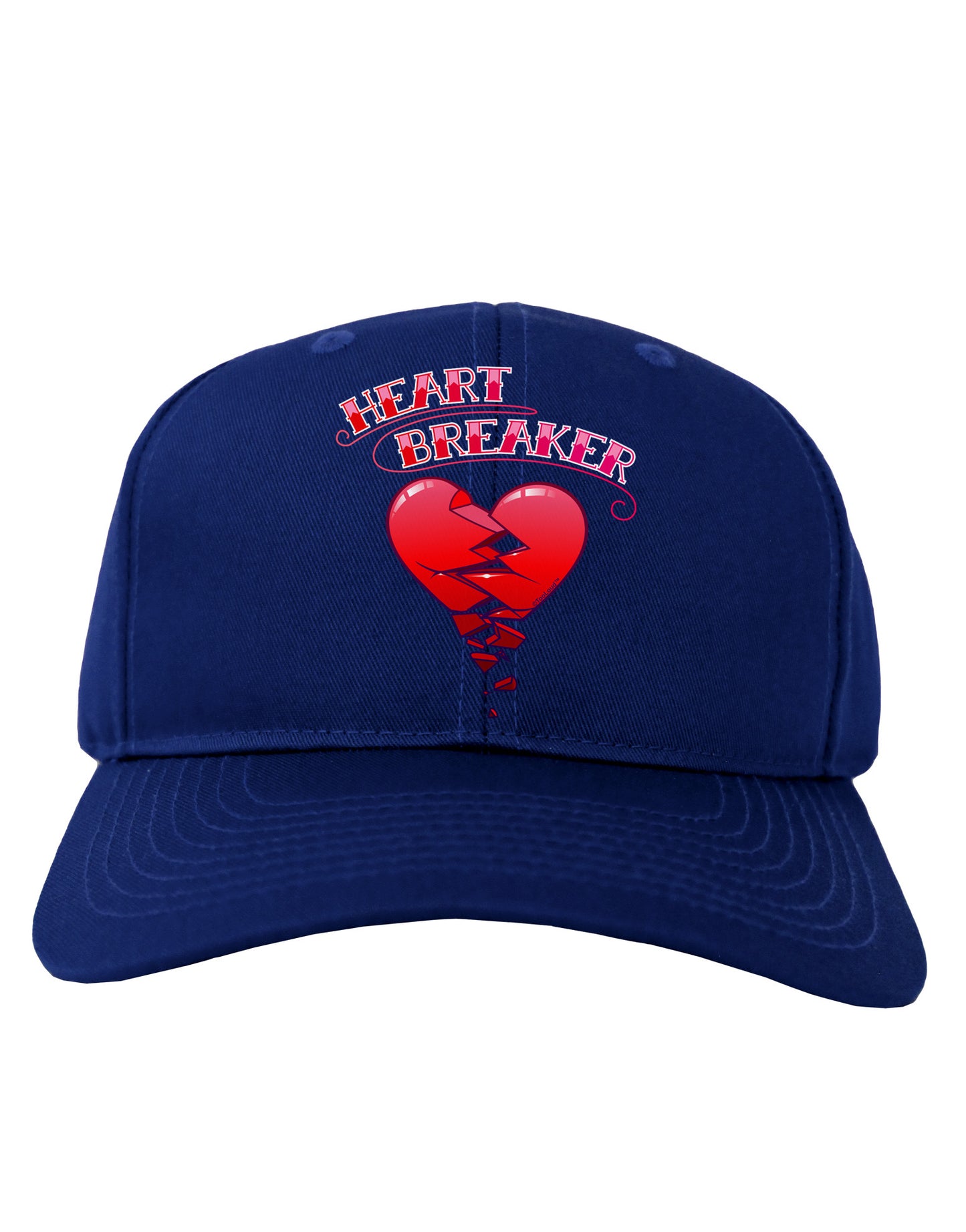 Heart Breaker Cute Adult Dark Baseball Cap Hat by-Baseball Cap-TooLoud-Royal-Blue-One Size-Davson Sales