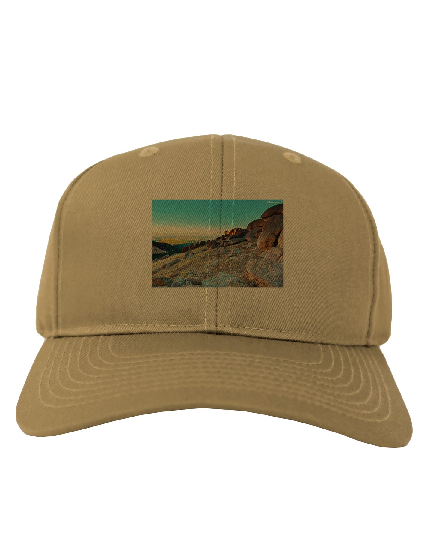 CO Rockies View Adult Baseball Cap Hat-Baseball Cap-TooLoud-Khaki-One Size-Davson Sales