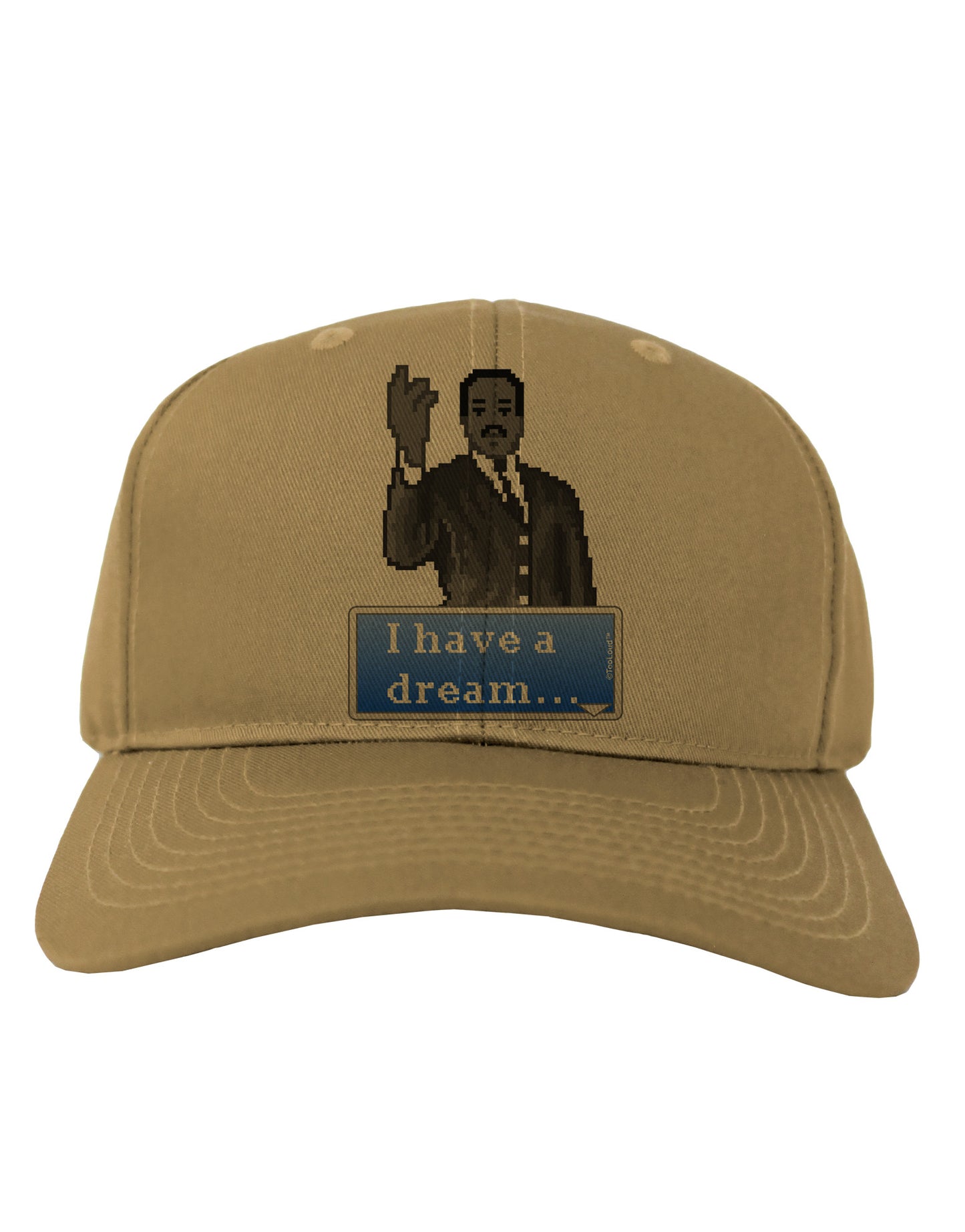 I have a Dream Pixel Art Adult Baseball Cap Hat by TooLoud-Baseball Cap-TooLoud-Khaki-One Size-Davson Sales