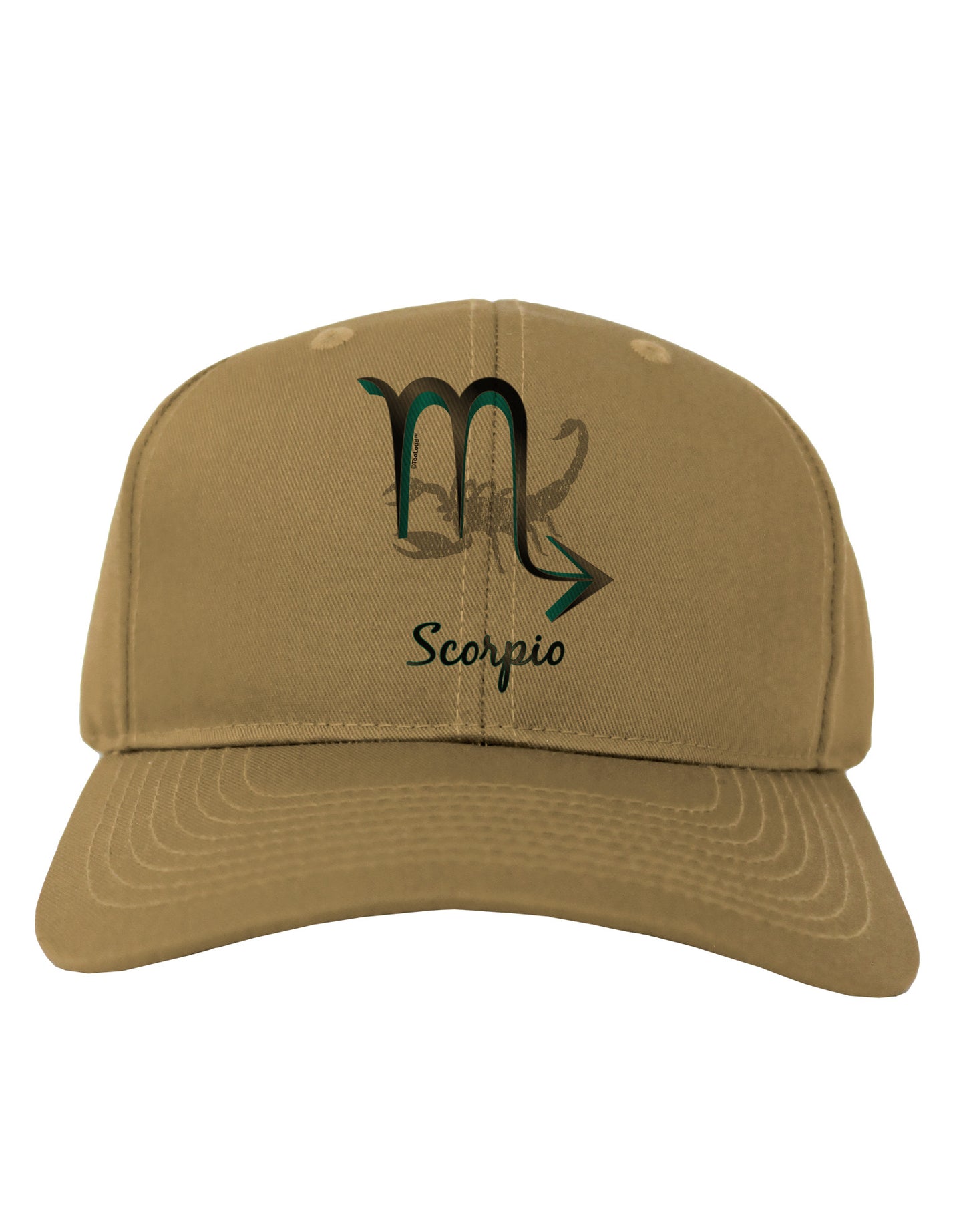 Scorpio Symbol Adult Baseball Cap Hat-Baseball Cap-TooLoud-Khaki-One Size-Davson Sales