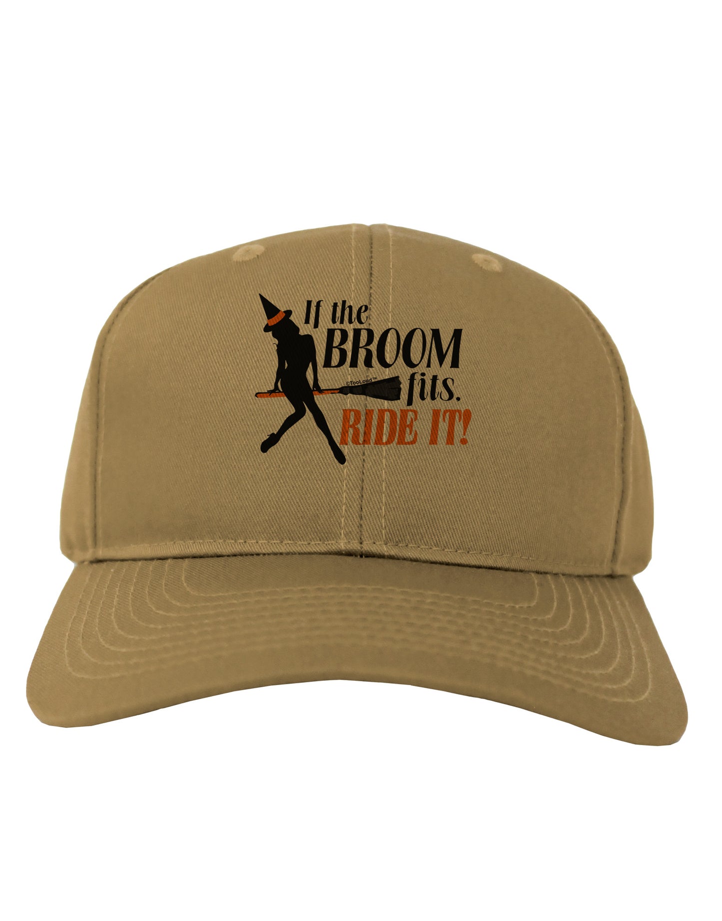 Ride It Orange Adult Baseball Cap Hat-Baseball Cap-TooLoud-Khaki-One Size-Davson Sales
