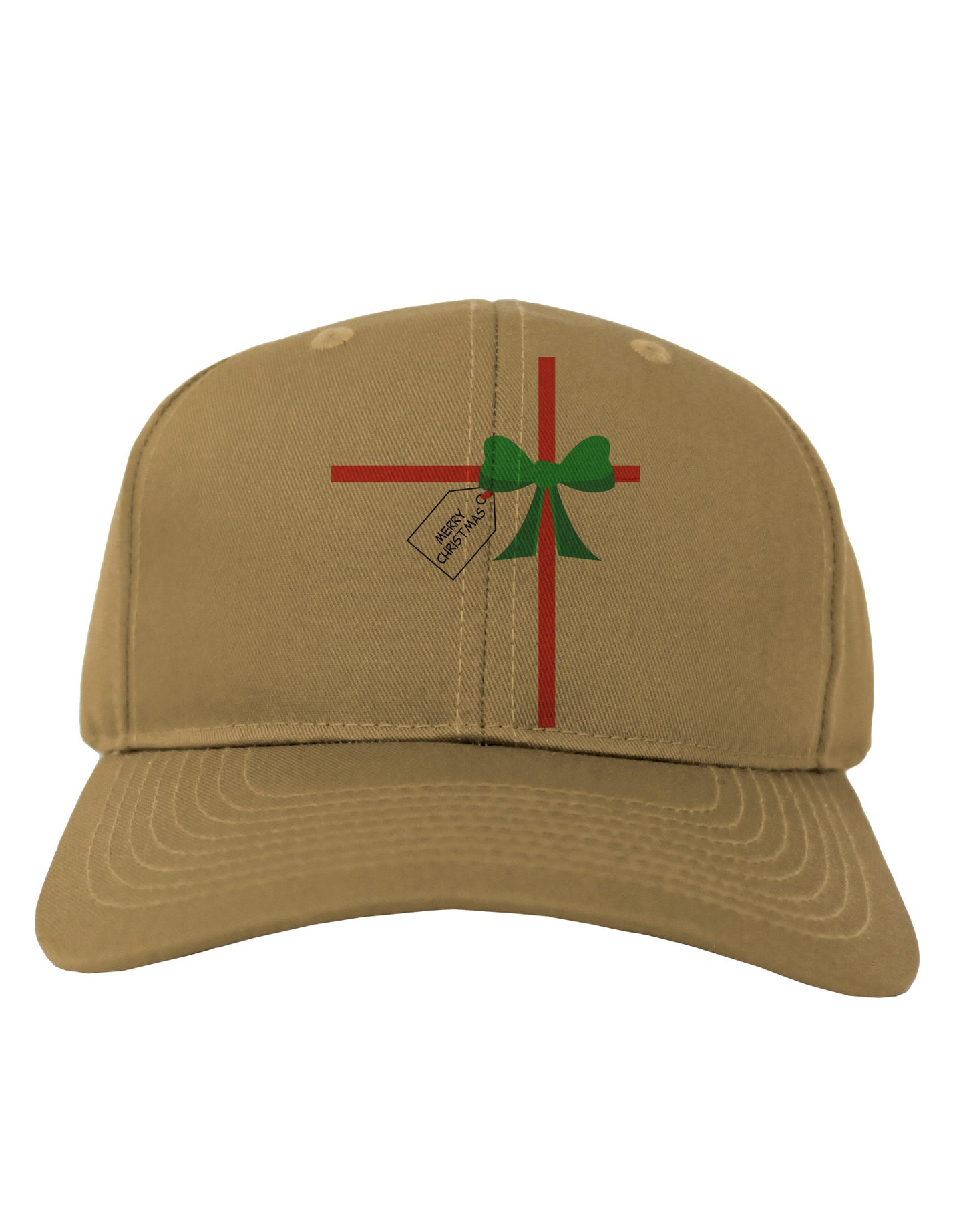 Merry Christmas Present Gift Adult Baseball Cap Hat-Baseball Cap-TooLoud-Khaki-One Size-Davson Sales