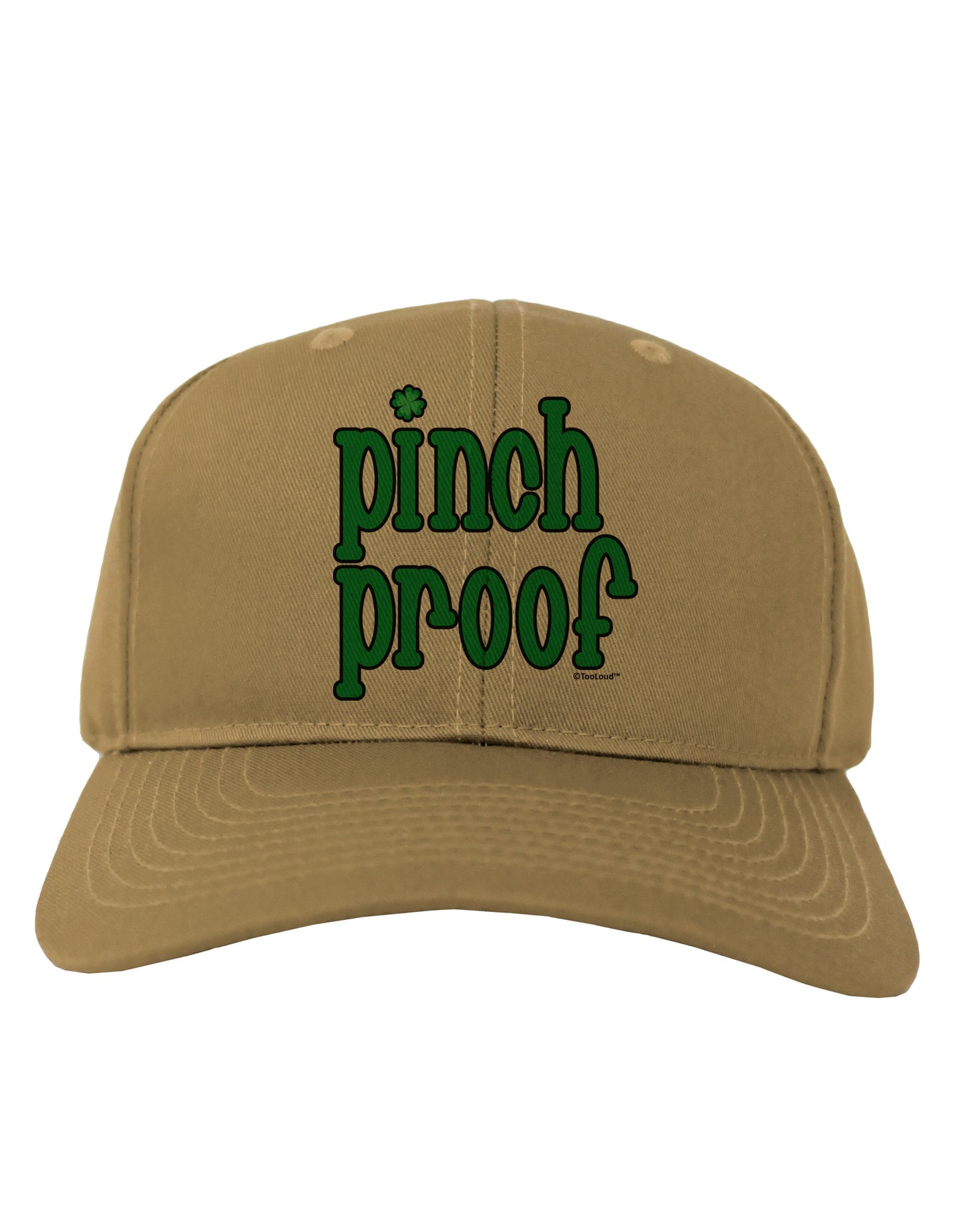 Pinch Proof - St. Patrick's Day Adult Baseball Cap Hat by TooLoud-Baseball Cap-TooLoud-Khaki-One Size-Davson Sales
