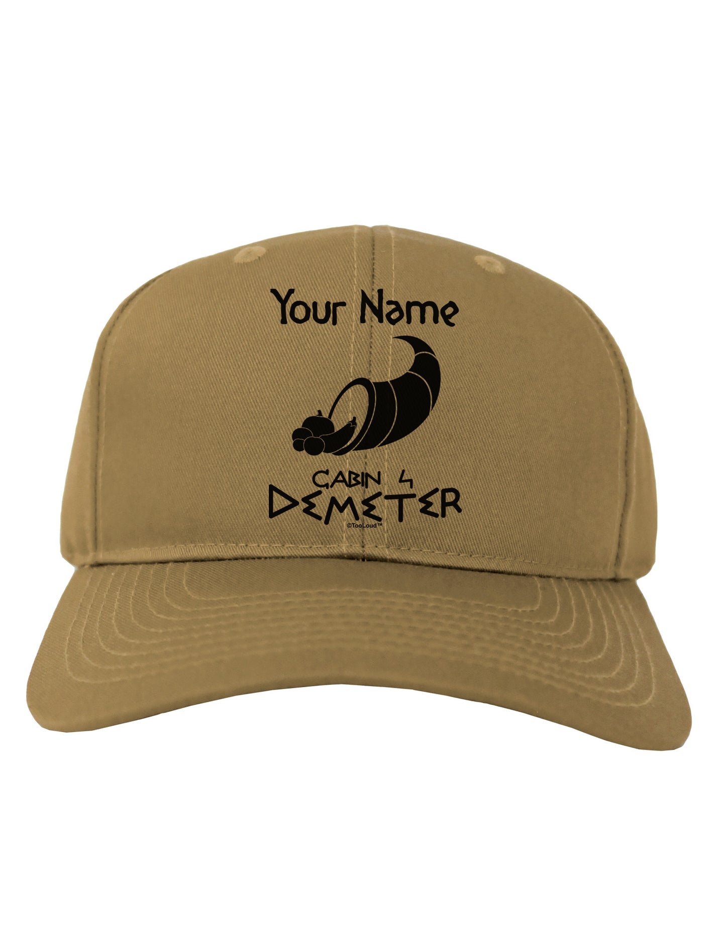 Personalized Cabin 4 Demeter Adult Baseball Cap Hat-Baseball Cap-TooLoud-Khaki-One Size-Davson Sales