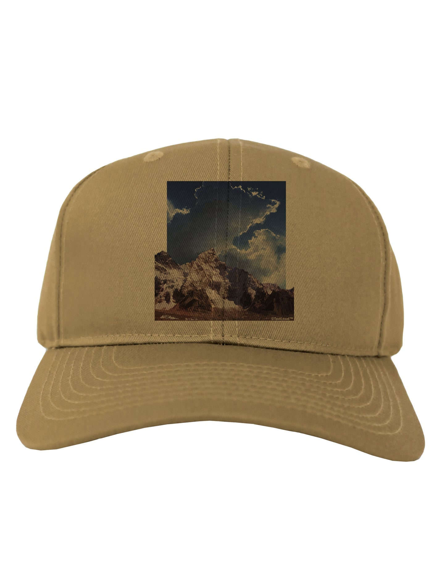 Mountain Pop Out Adult Baseball Cap Hat by TooLoud-Baseball Cap-TooLoud-Khaki-One Size-Davson Sales