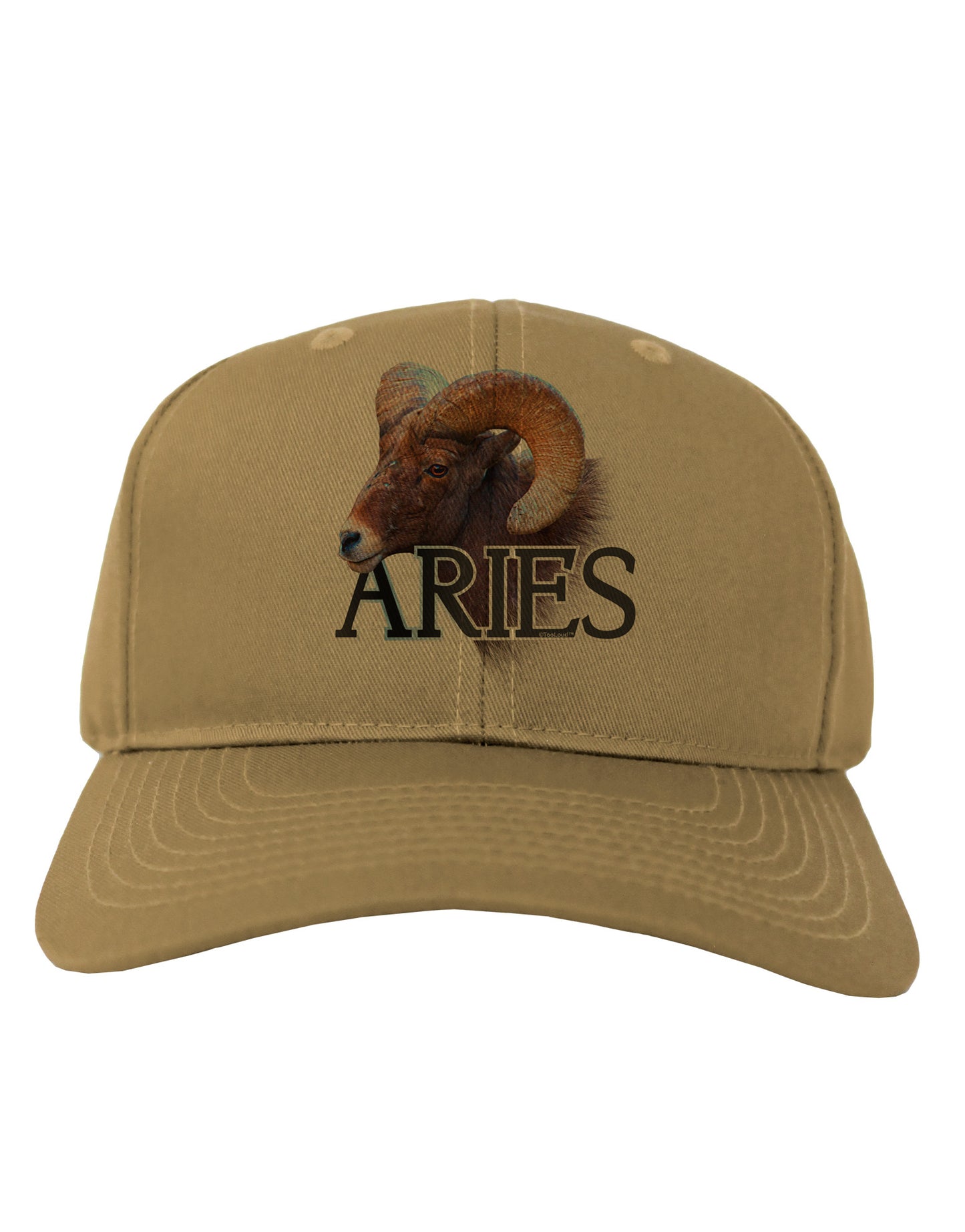 Majestic Aries Picture Adult Baseball Cap Hat-Baseball Cap-TooLoud-Khaki-One Size-Davson Sales