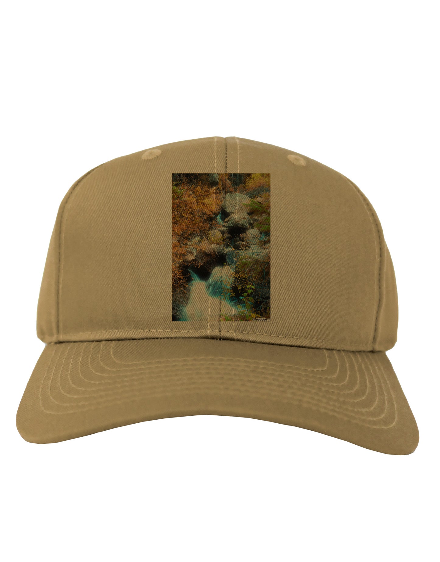 Rockies Waterfall Adult Baseball Cap Hat-Baseball Cap-TooLoud-Khaki-One Size-Davson Sales