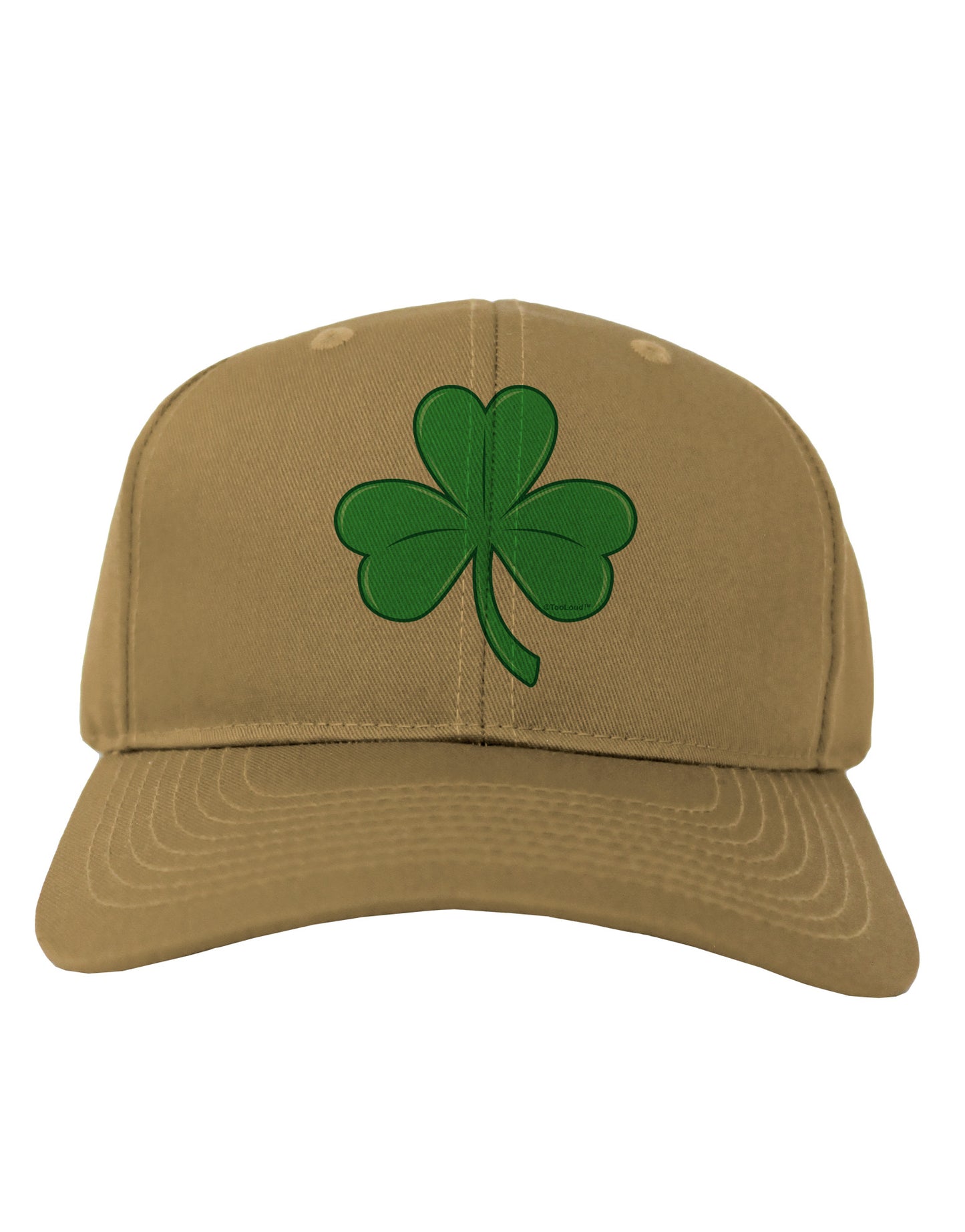 Shamrock Vector Design Adult Baseball Cap Hat by TooLoud-Baseball Cap-TooLoud-Khaki-One Size-Davson Sales