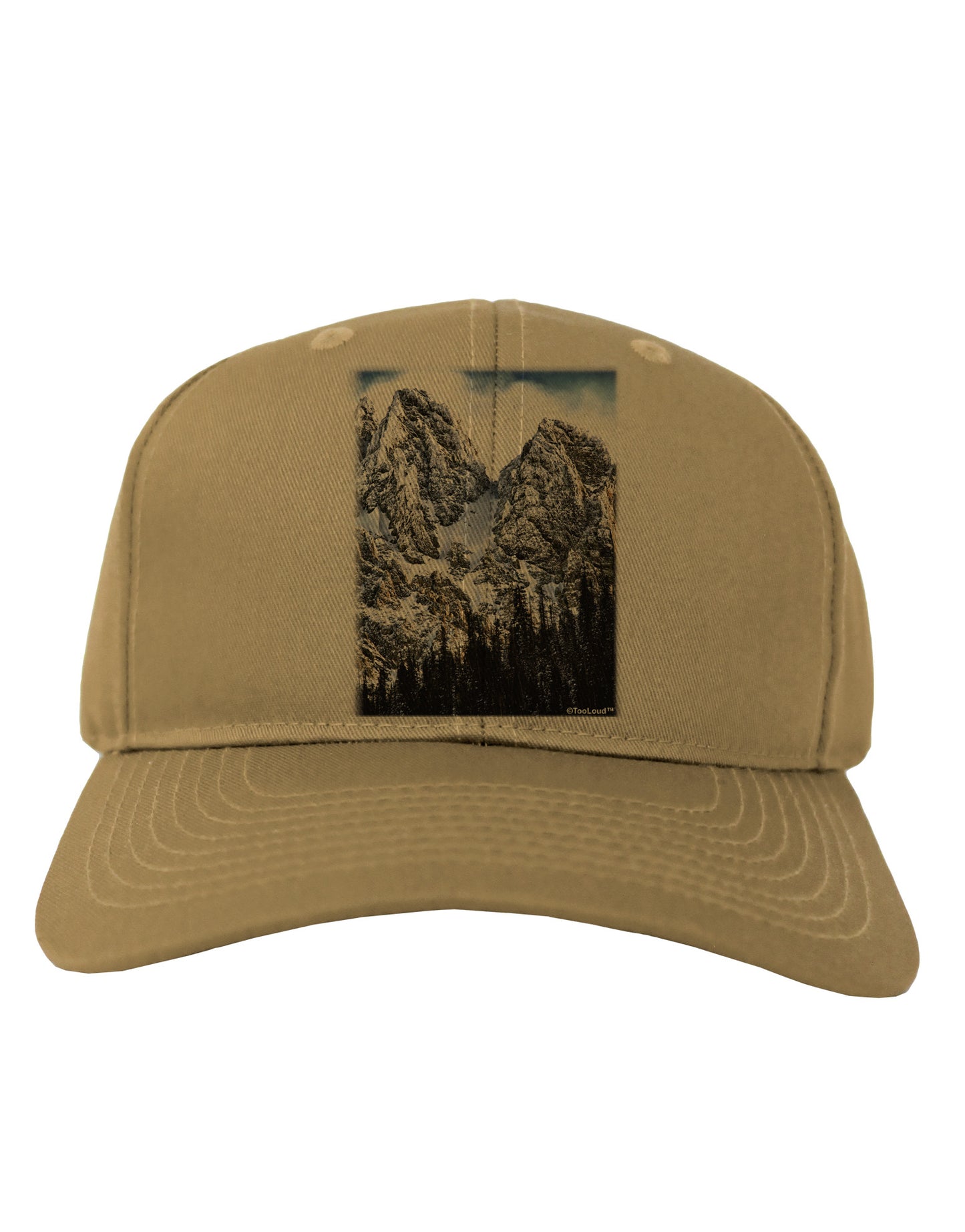 Mountain Landscape 2 Adult Baseball Cap Hat-Baseball Cap-TooLoud-Khaki-One Size-Davson Sales