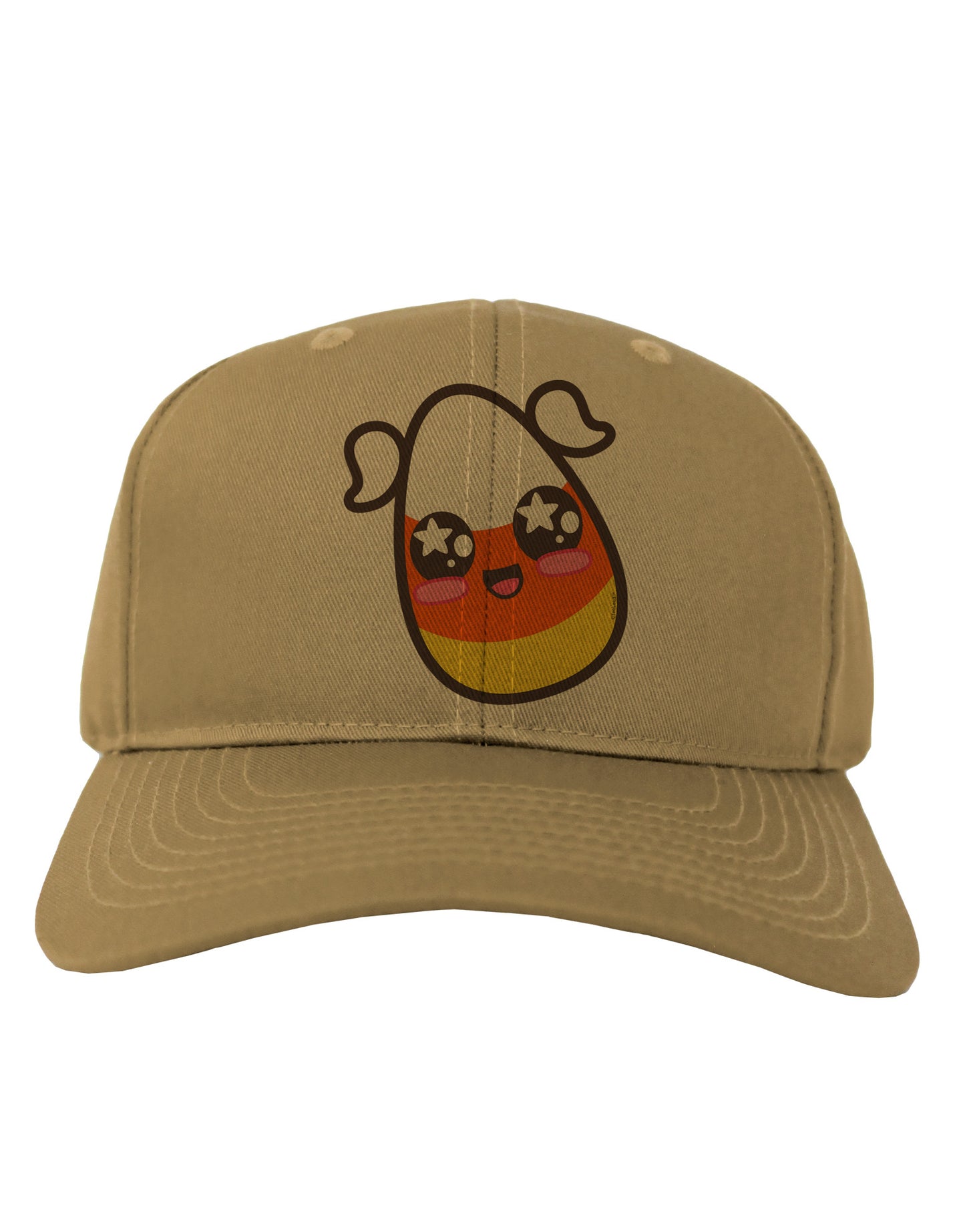 Cute Girl Child Candy Corn Family Halloween Adult Baseball Cap Hat-Baseball Cap-TooLoud-Khaki-One Size-Davson Sales