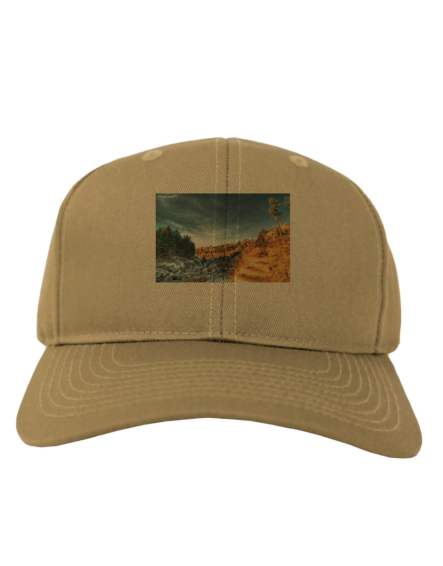 Castlewood Canyon Adult Baseball Cap Hat-Baseball Cap-TooLoud-Khaki-One Size-Davson Sales