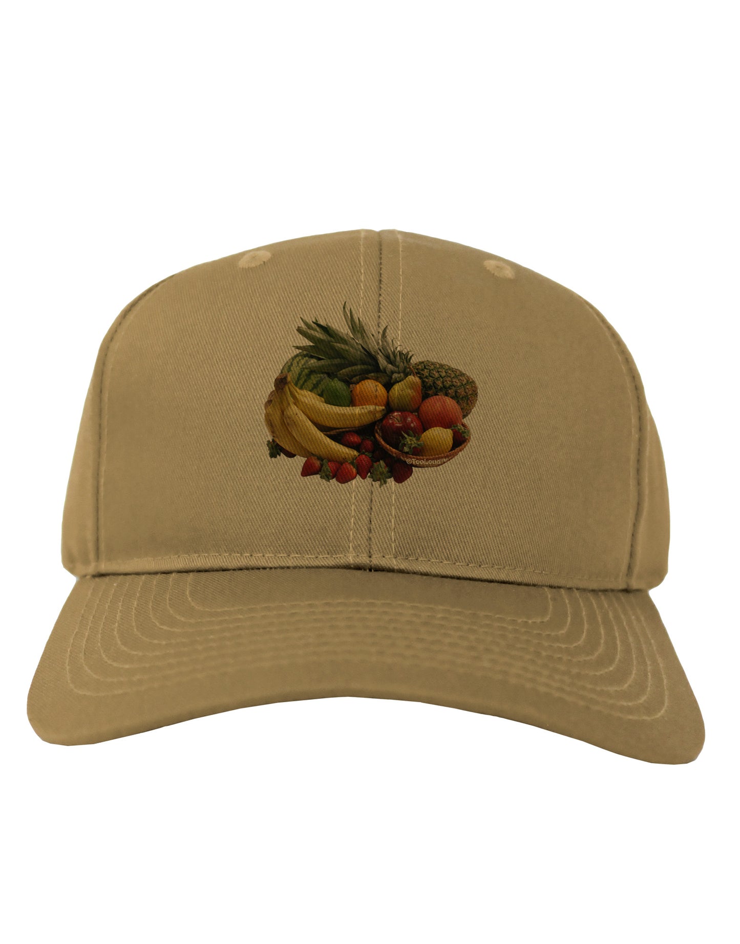 Fruit Basket Still Life Adult Baseball Cap Hat-Baseball Cap-TooLoud-Khaki-One Size-Davson Sales