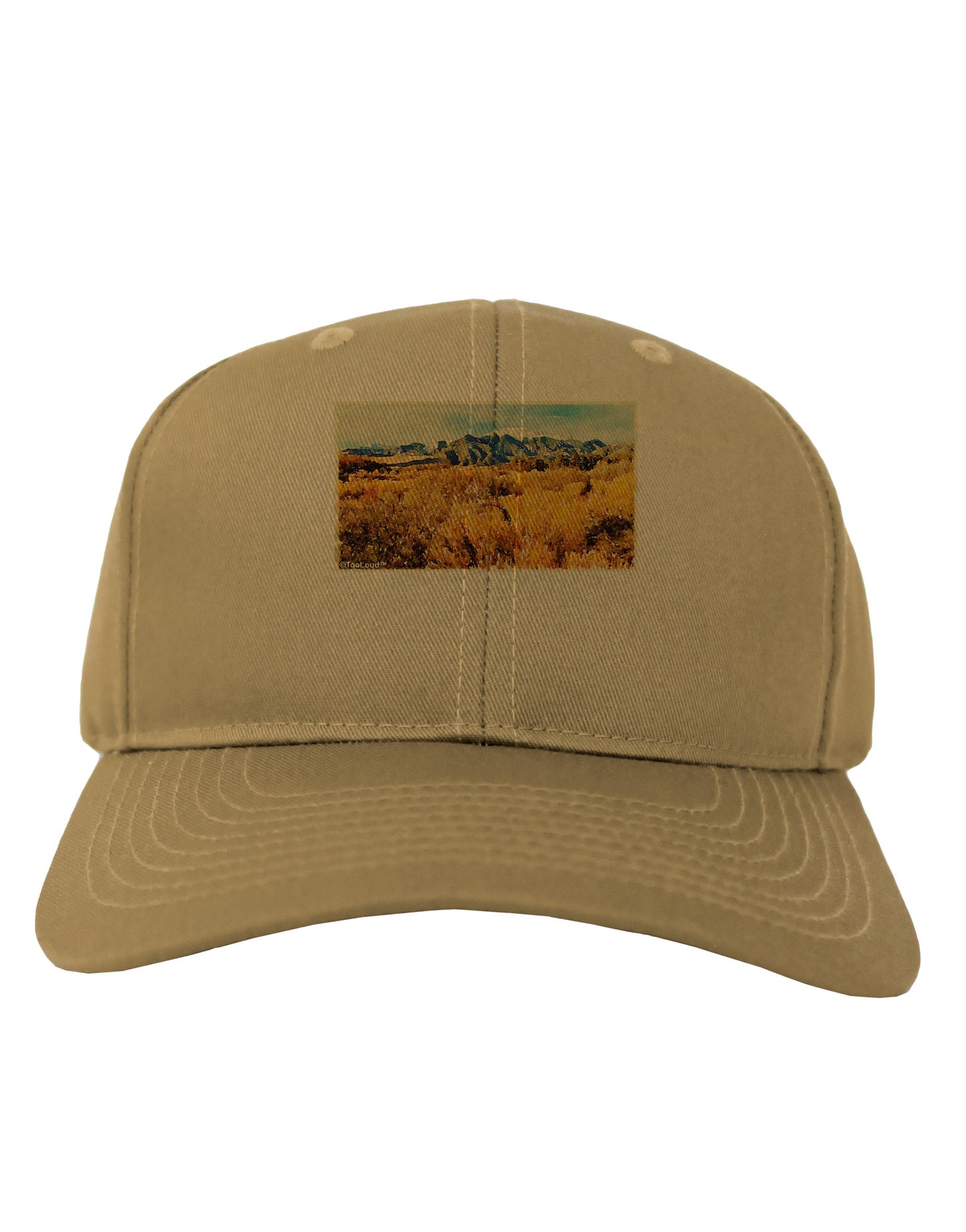 Mountain Forest Park Watercolor Adult Baseball Cap Hat-Baseball Cap-TooLoud-Khaki-One Size-Davson Sales