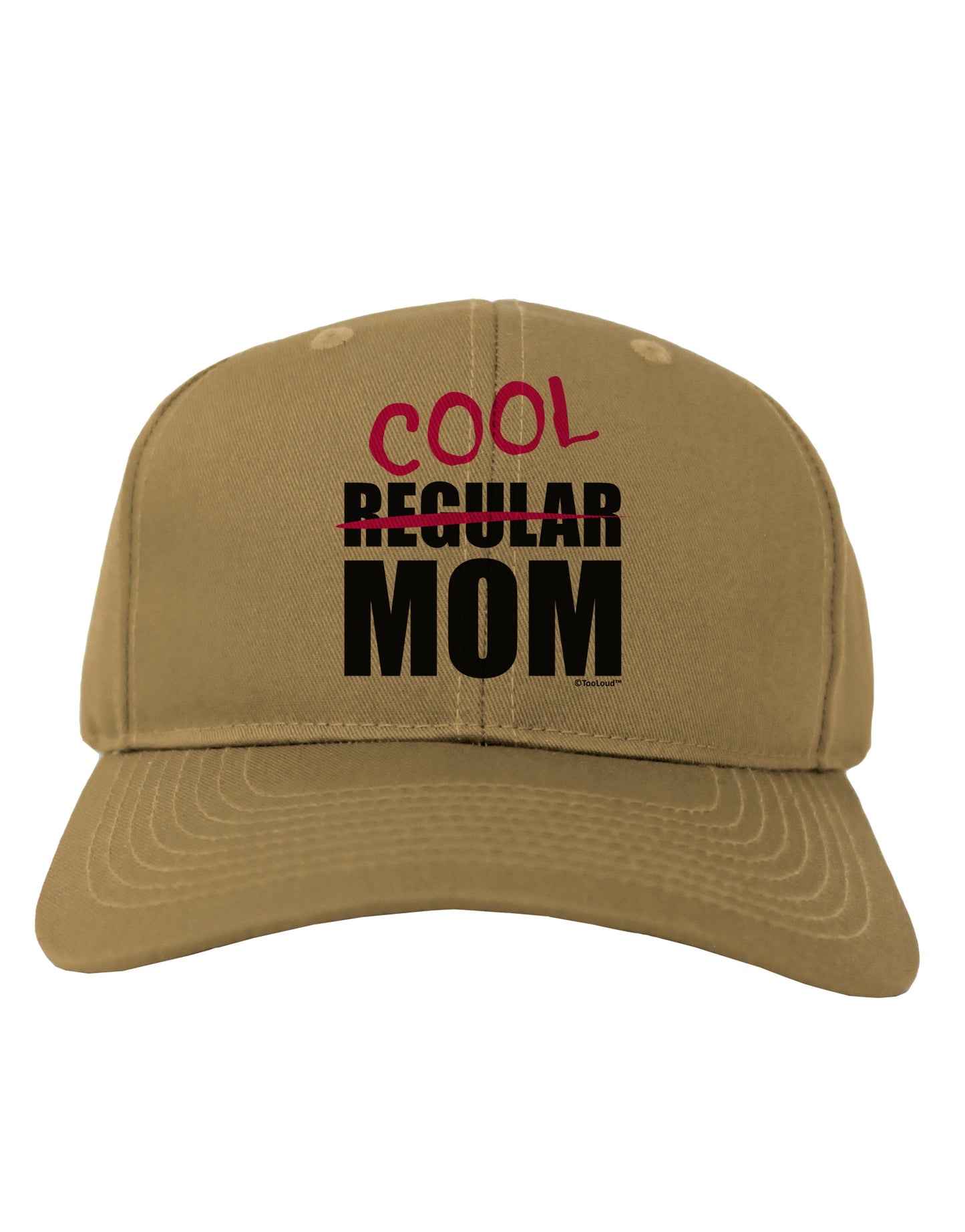 Not A Regular Mom Design Adult Baseball Cap Hat by TooLoud-Baseball Cap-TooLoud-Khaki-One Size-Davson Sales