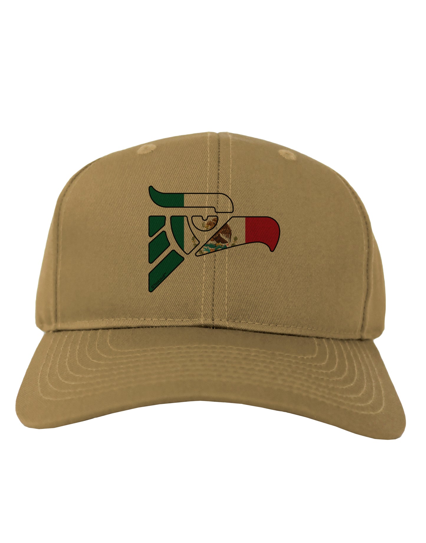 Hecho en Mexico Eagle Symbol - Mexican Flag Adult Baseball Cap Hat by TooLoud-Baseball Cap-TooLoud-Khaki-One Size-Davson Sales