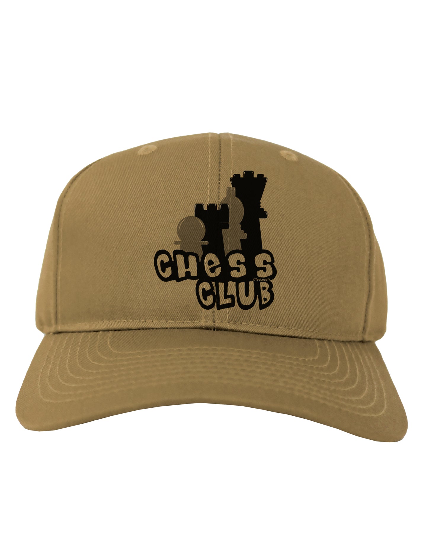 Chess Club Adult Baseball Cap Hat by TooLoud-Baseball Cap-TooLoud-Khaki-One Size-Davson Sales