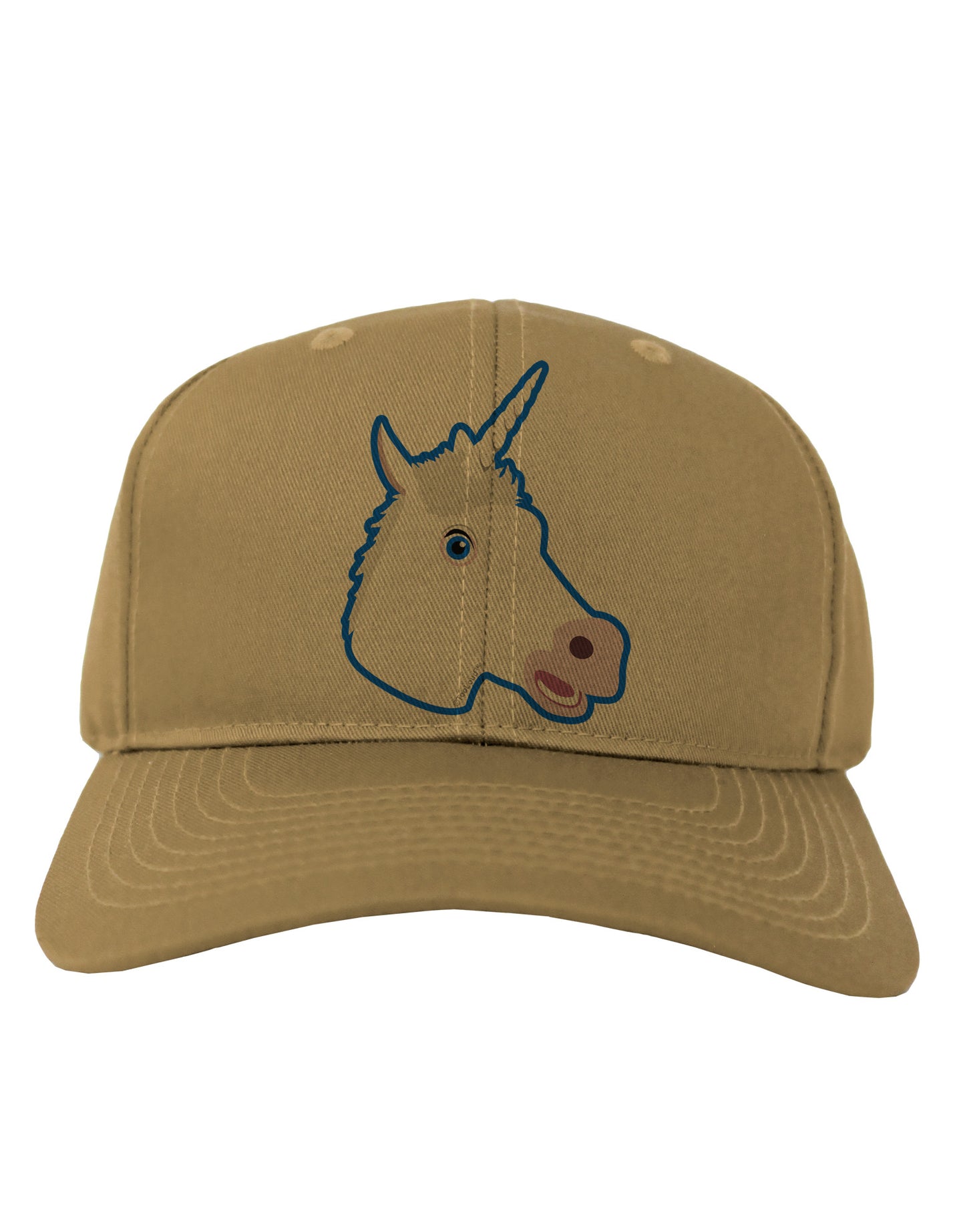 Fanciful Unicorn Adult Baseball Cap Hat-Baseball Cap-TooLoud-Khaki-One Size-Davson Sales