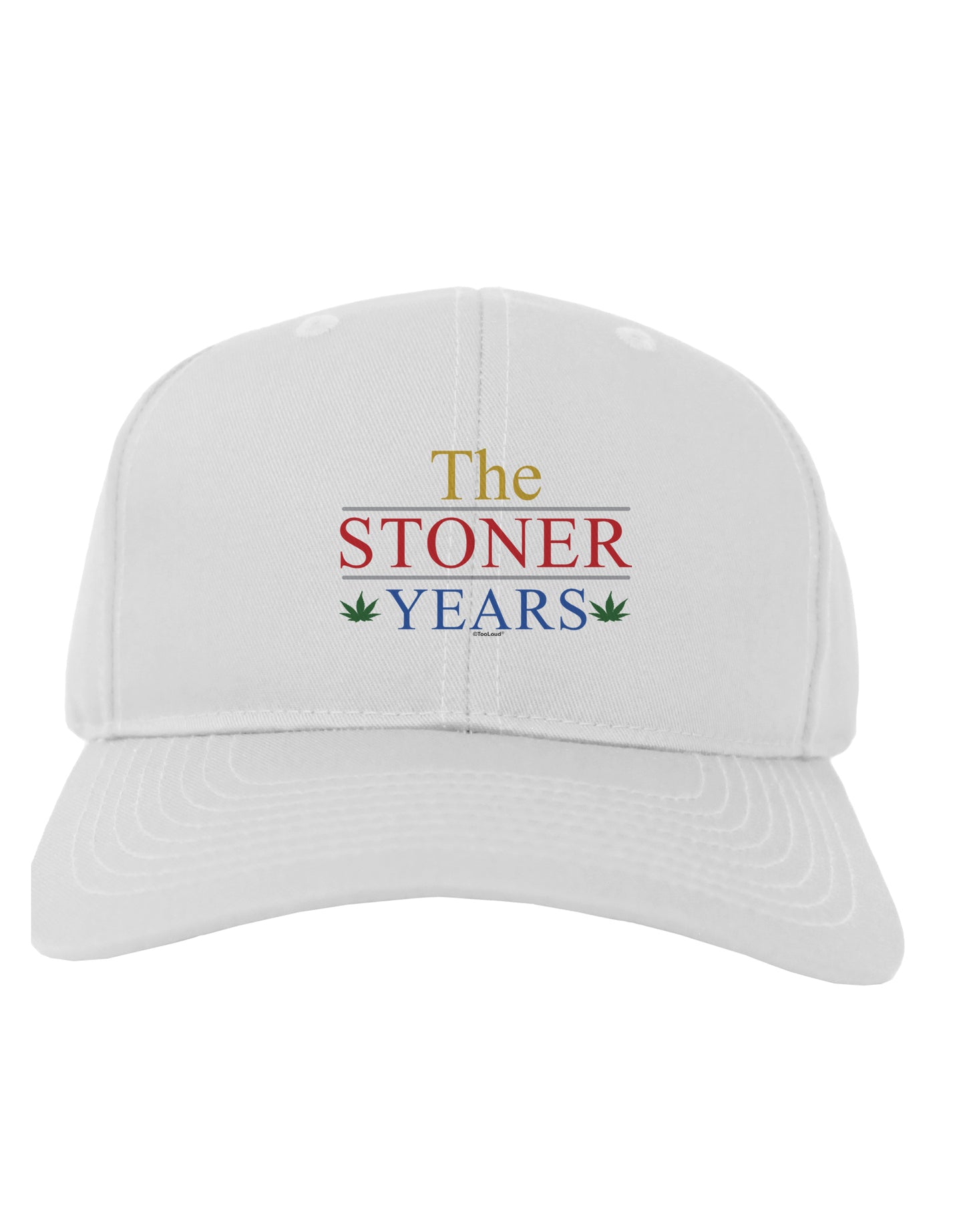 The Stoner Years Adult Baseball Cap Hat by TooLoud-Baseball Cap-TooLoud-White-One Size-Davson Sales