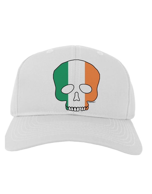 Skull Flag Ireland Adult Baseball Cap Hat-Baseball Cap-TooLoud-White-One Size-Davson Sales
