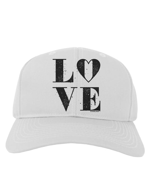 Love Splatter Adult Baseball Cap Hat-Baseball Cap-TooLoud-White-One Size-Davson Sales