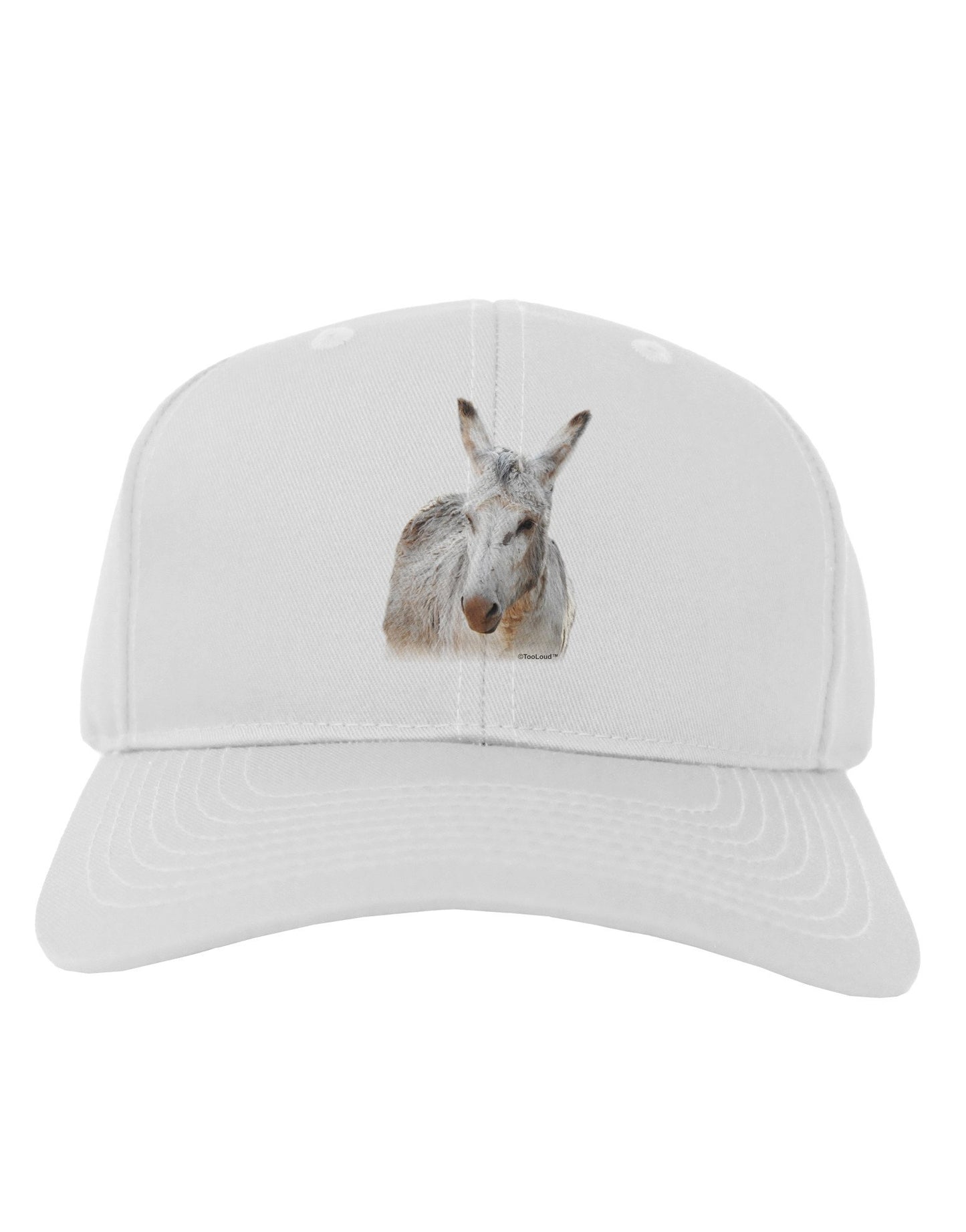 Burro Cutout Adult Baseball Cap Hat-Baseball Cap-TooLoud-White-One Size-Davson Sales