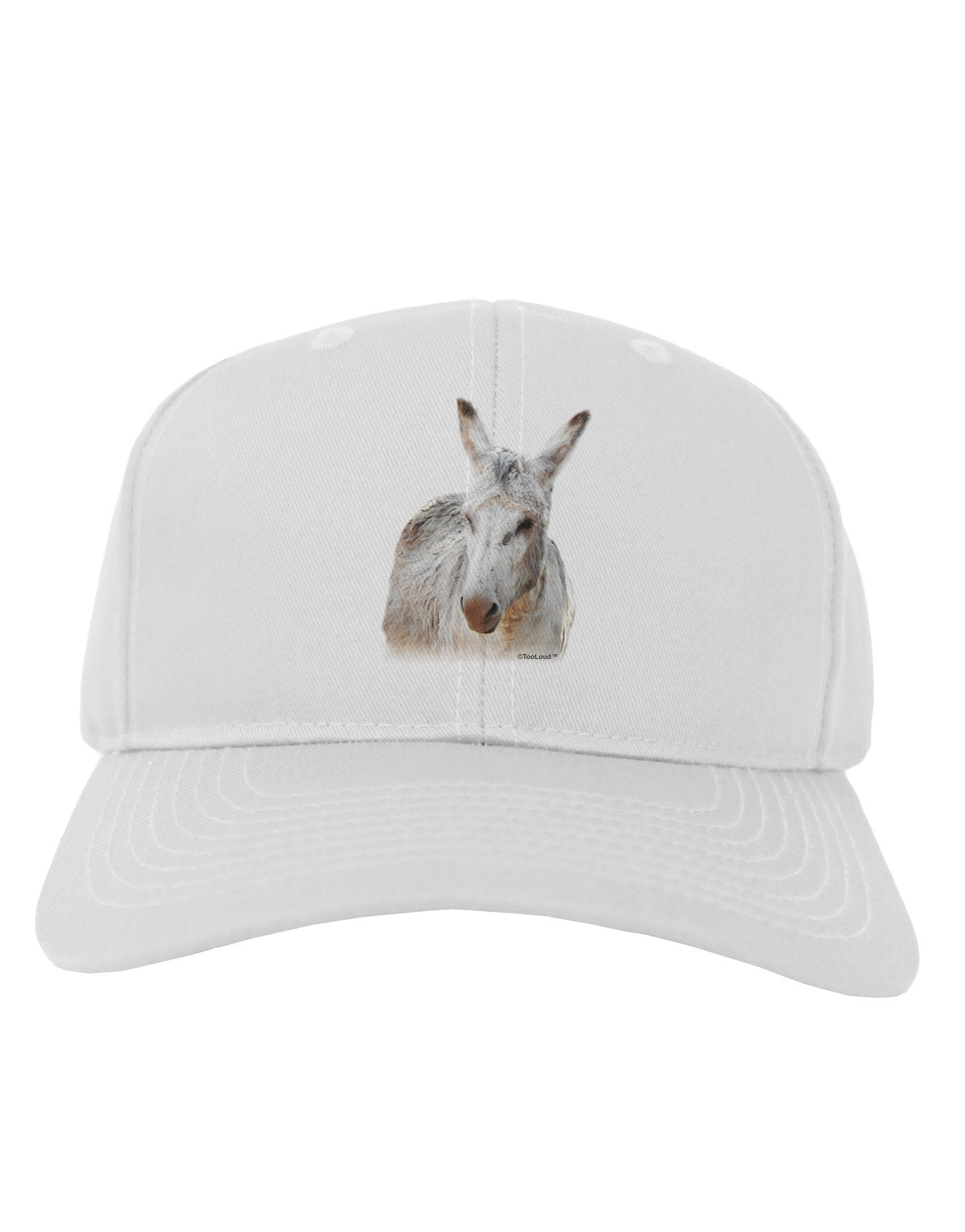 Burro Cutout Adult Baseball Cap Hat-Baseball Cap-TooLoud-White-One Size-Davson Sales