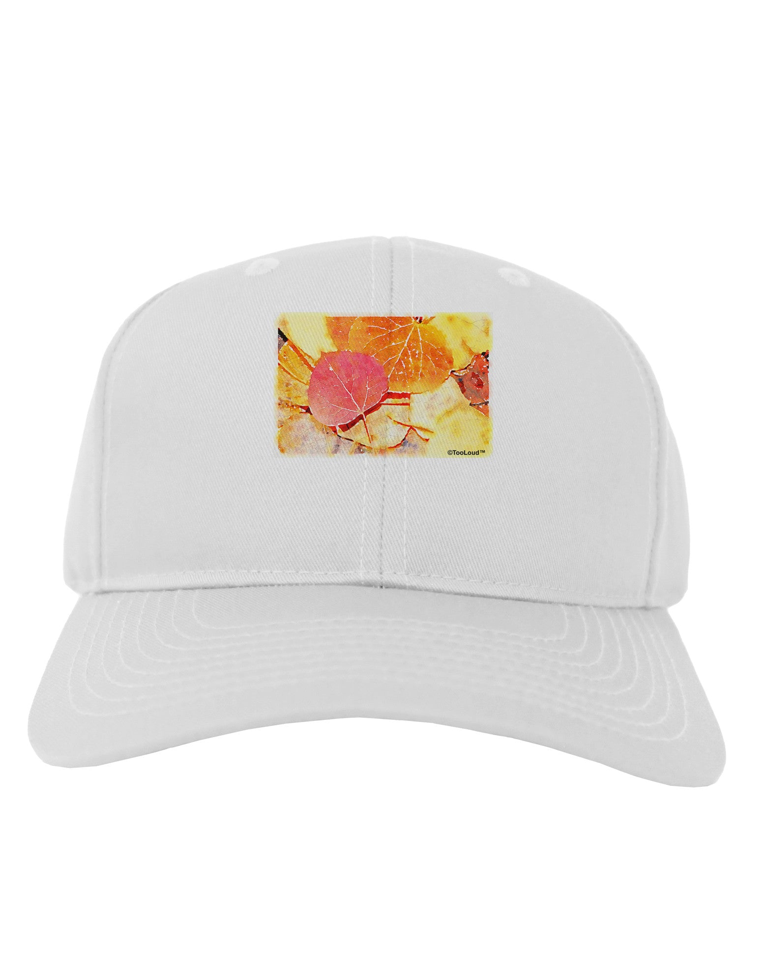 Colorado - Autumn WaterColor Adult Baseball Cap Hat-Baseball Cap-TooLoud-White-One Size-Davson Sales