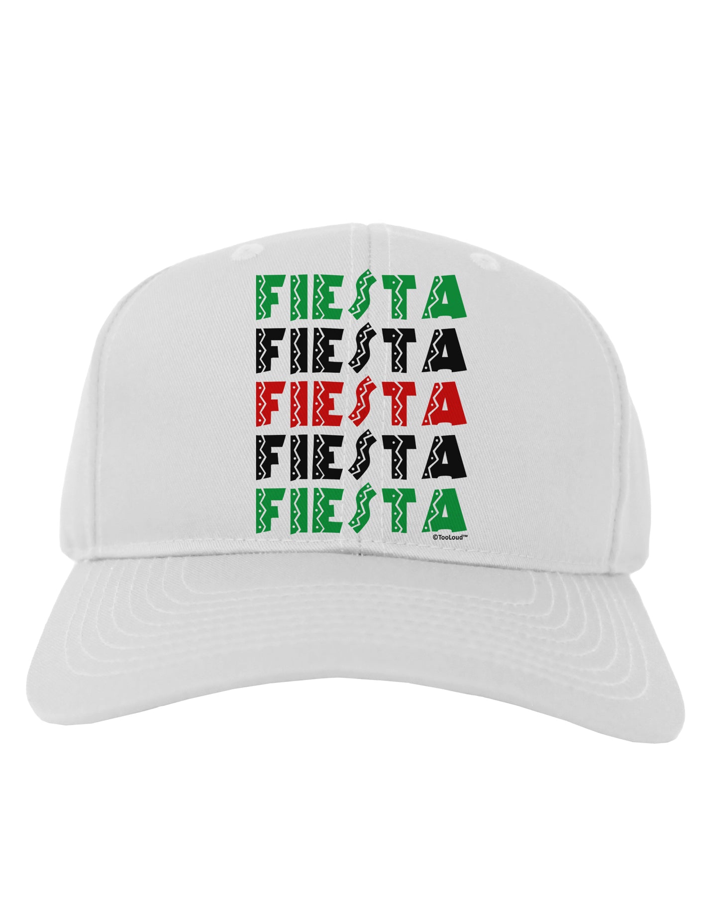 Cinco Fiestas Adult Baseball Cap Hat by TooLoud-Baseball Cap-TooLoud-White-One Size-Davson Sales