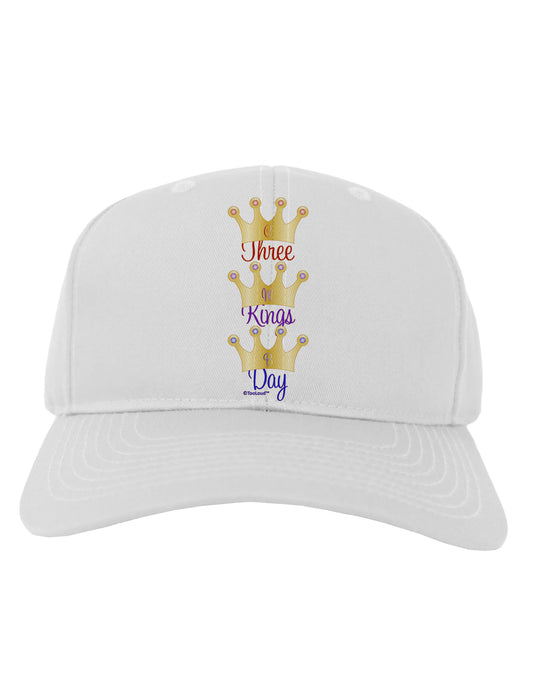 Three Kings Day - C M B Crowns Adult Baseball Cap Hat by TooLoud-Baseball Cap-TooLoud-White-One Size-Davson Sales